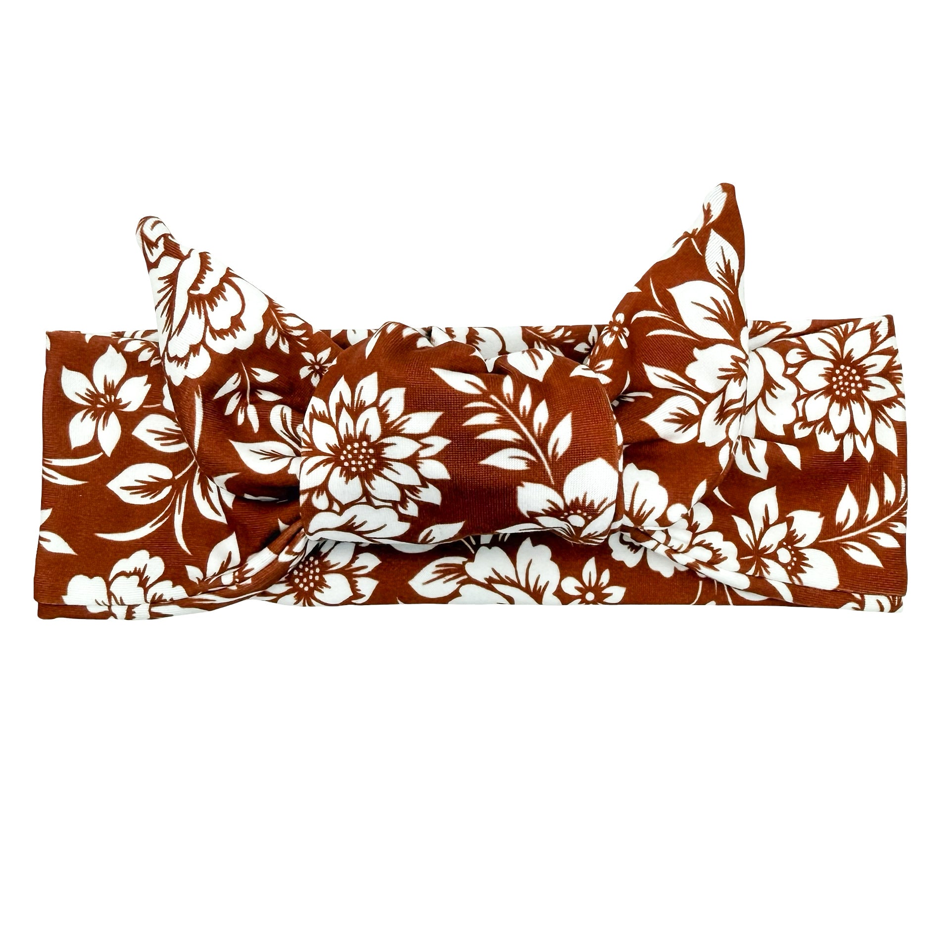 Fall Harvest Floral Adjustable Tie Headband