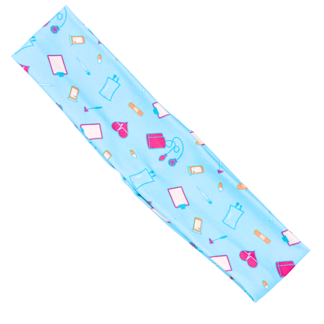 Medical Essentials - Baby Blue Athletic Headband