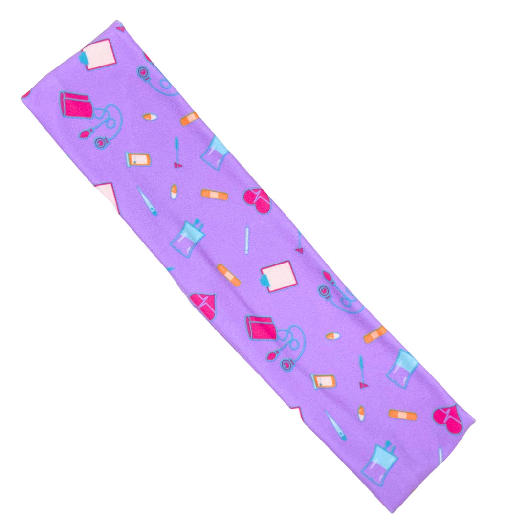 Medical Essentials - Pastel Purple Athletic Headband