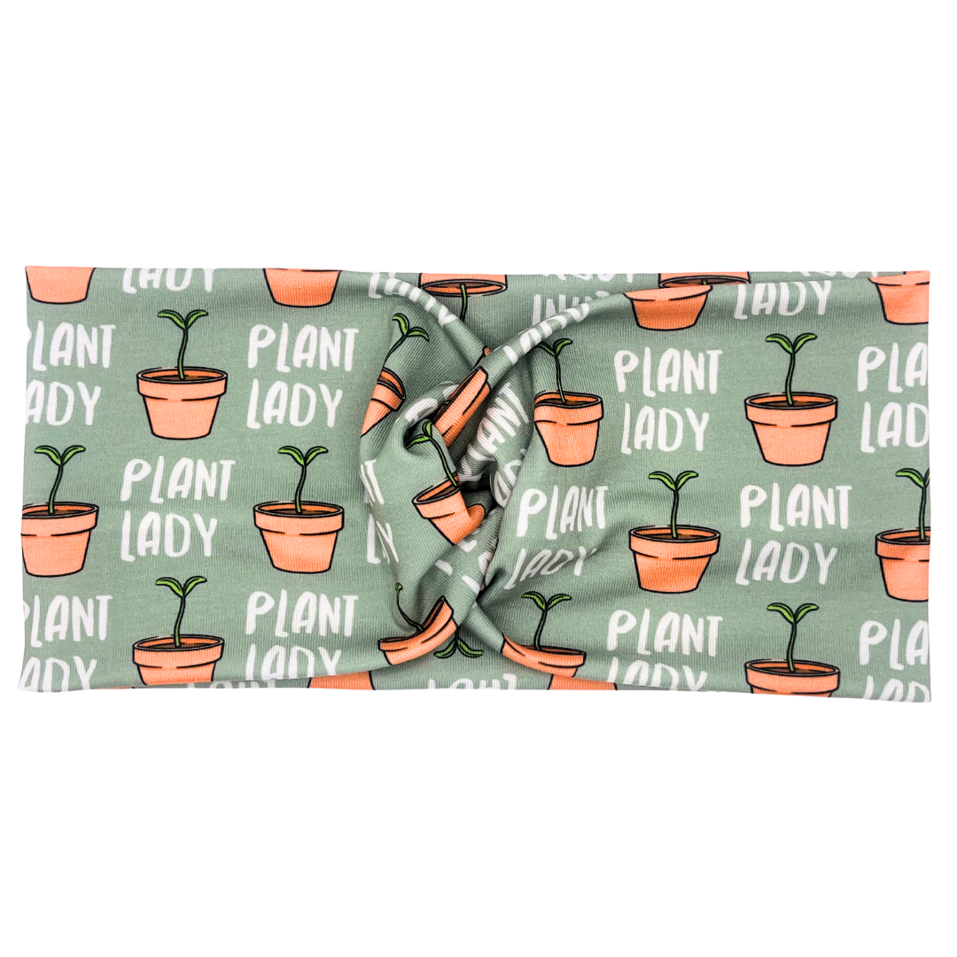 Plant Lady - Green Headband