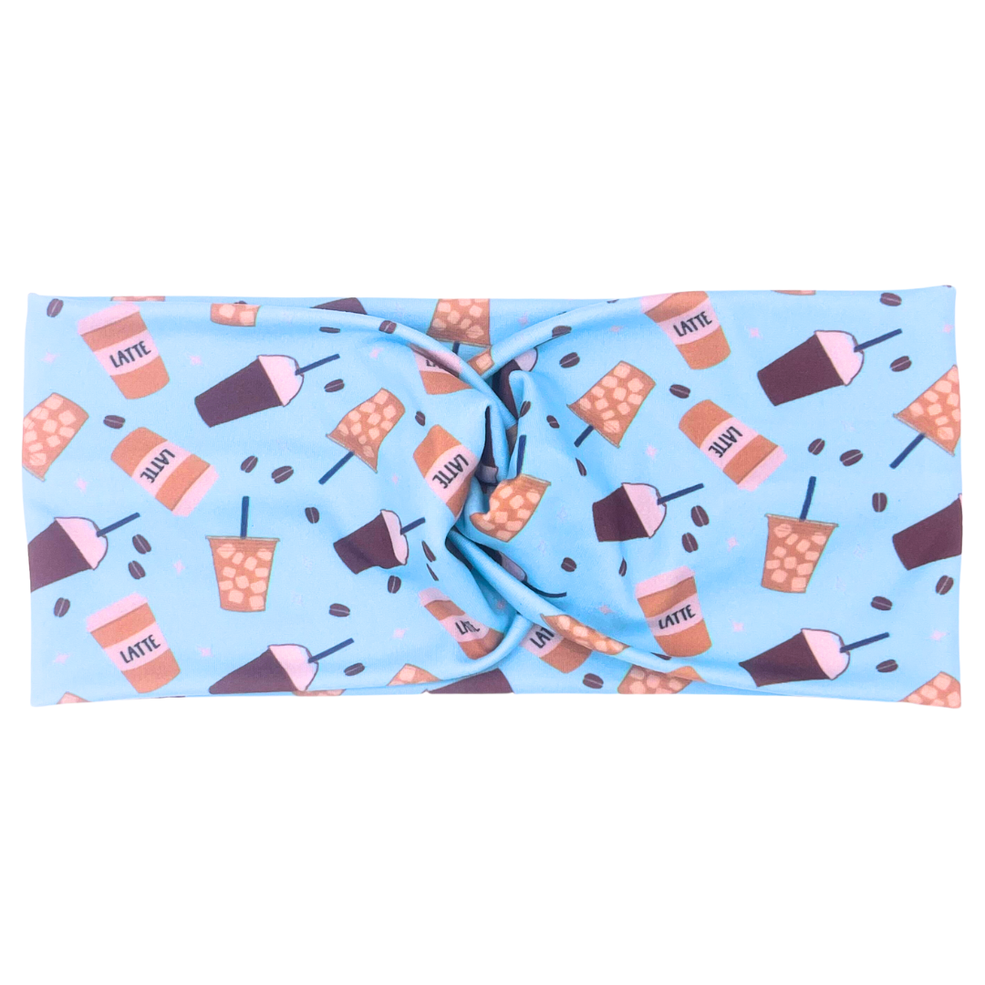 Coffee & Lattes - Teal Headband