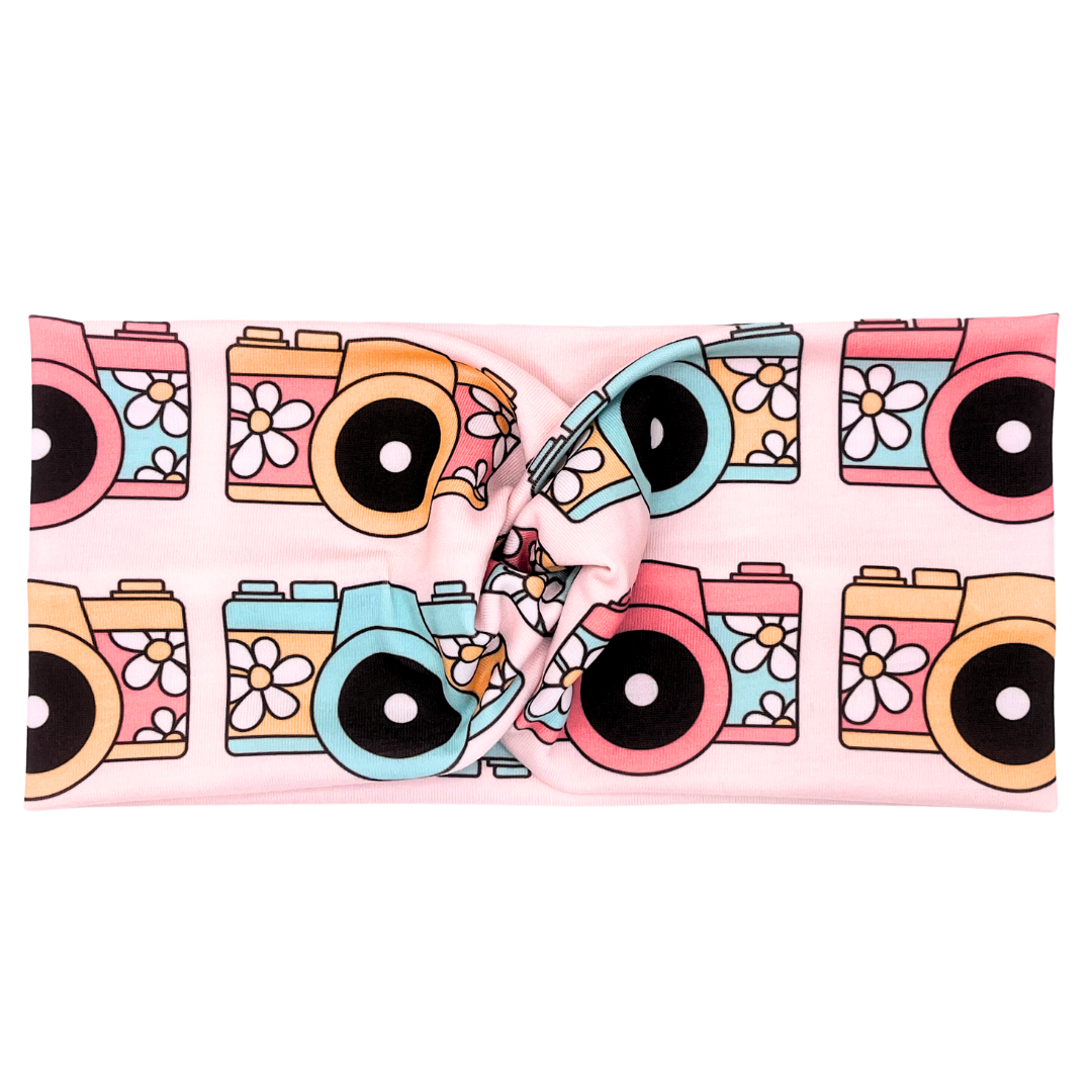 Retro Camera Headband