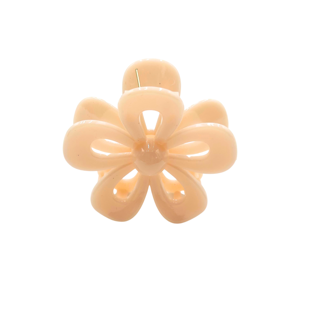 Pale Pink Flower Small Hair Claw