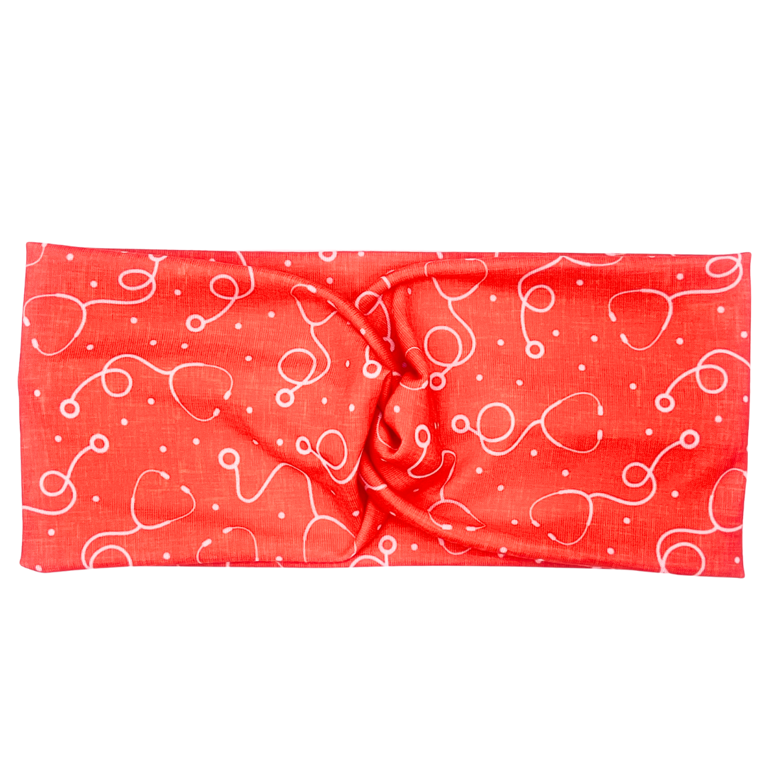 Orange Stethoscope Headband
