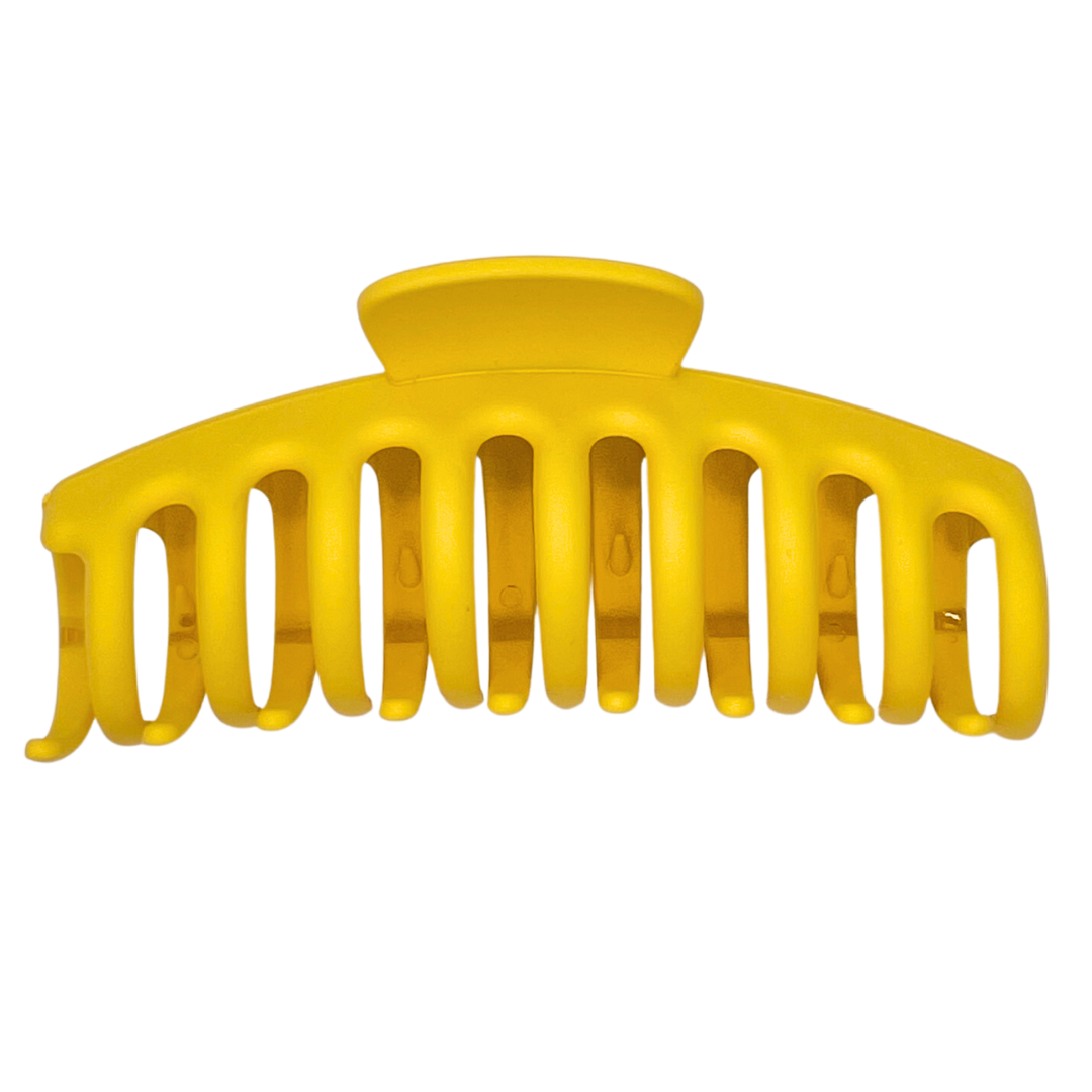 Bright Yellow Large Hair Claw