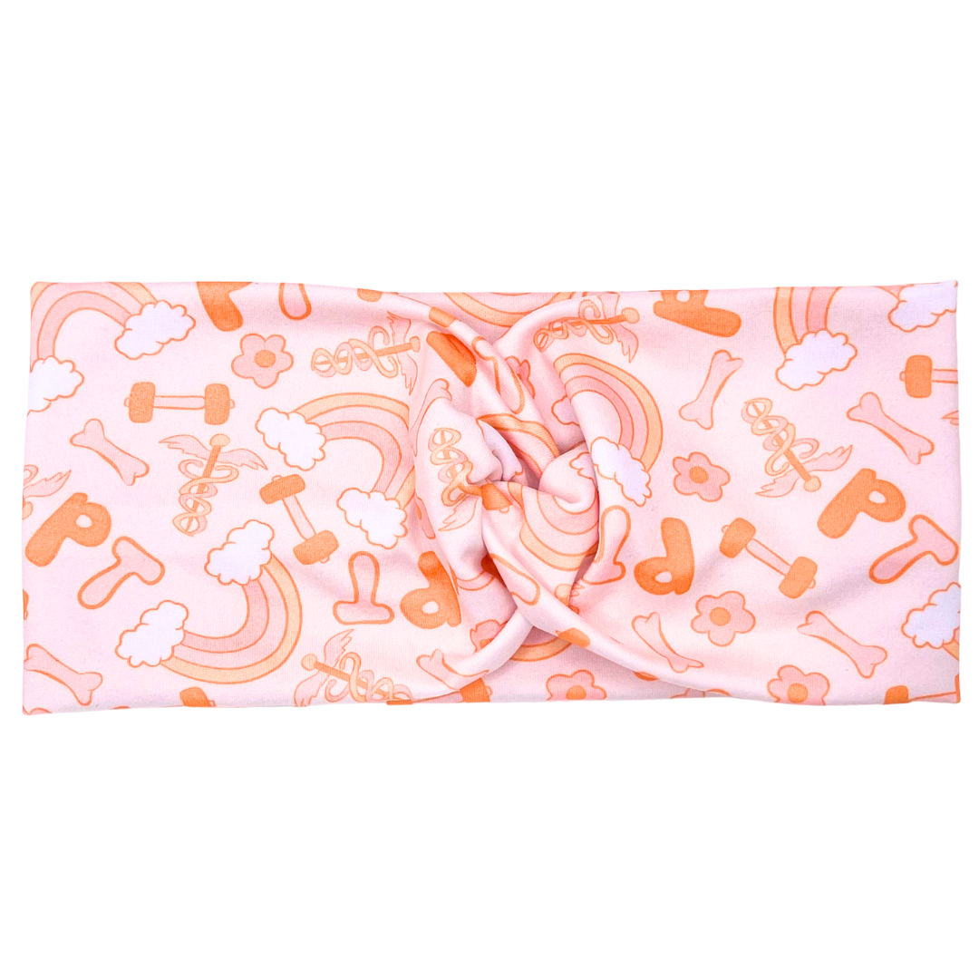 PT Florals & Rainbows Headband