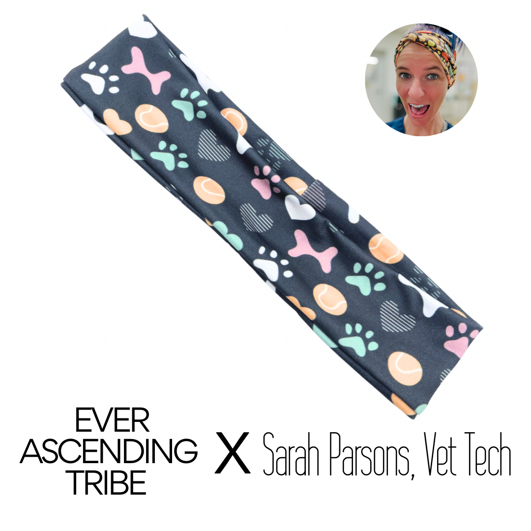 Pet Paws & Toys - Gray Athletic Headband