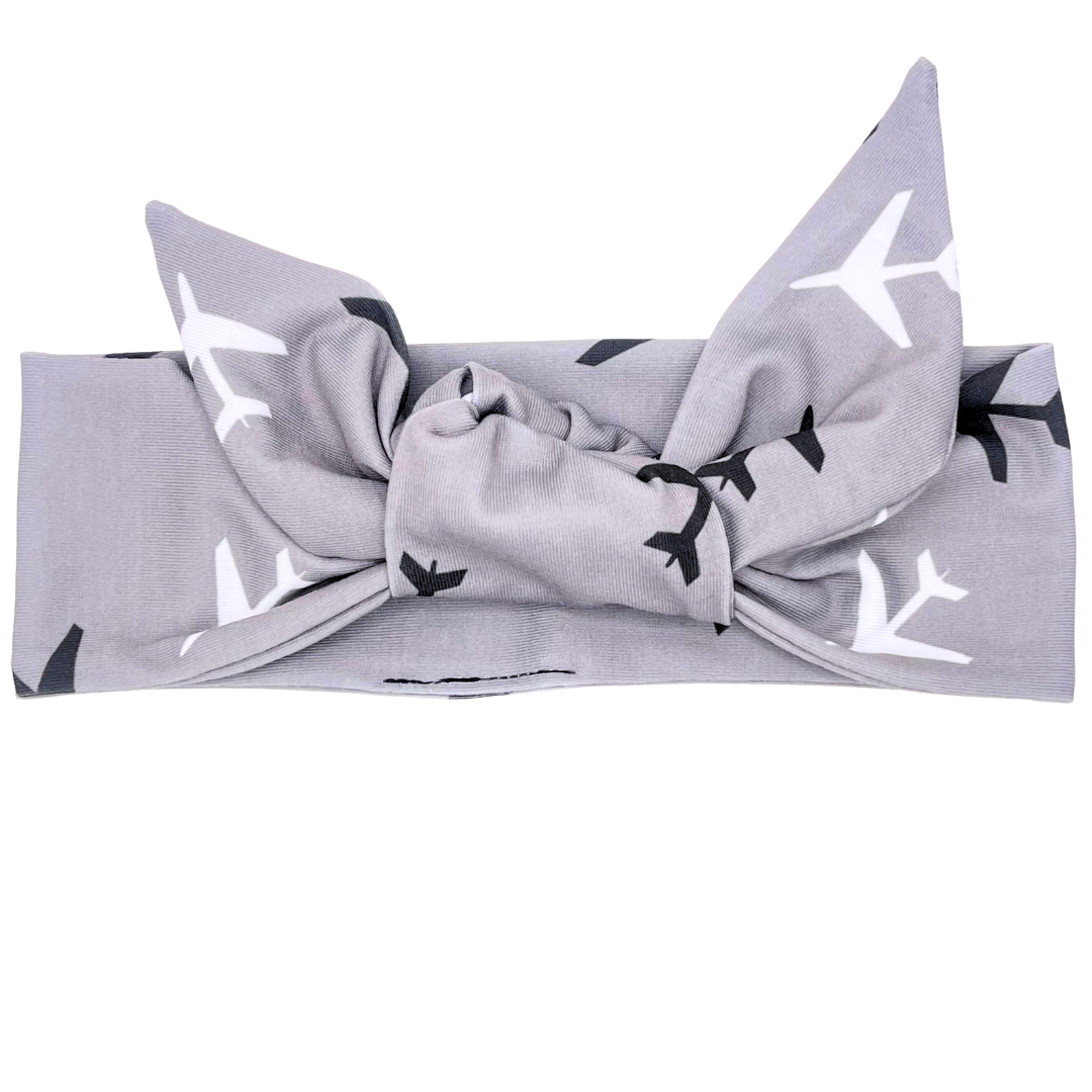 Airplanes Adjustable Tie Headband