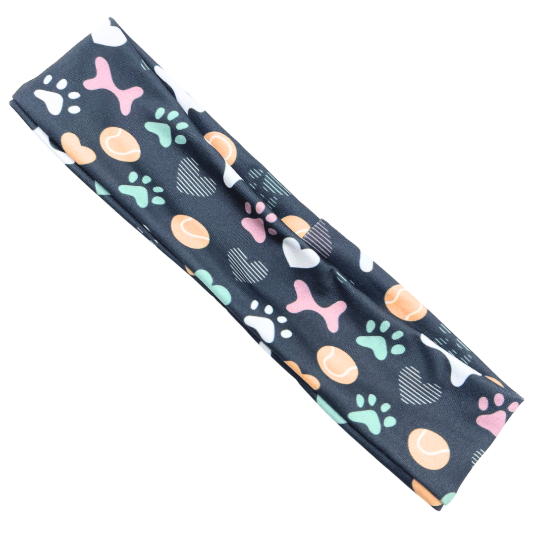 Pet Paws & Toys - Gray Athletic Headband