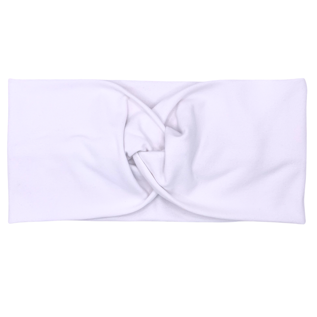 Bright White Classic Headband