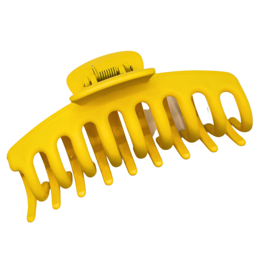 Bright Yellow Large Hair Claw