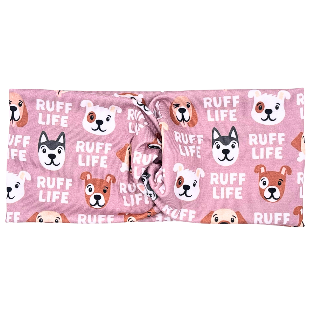 Ruff Life Dogs - Pink Headband