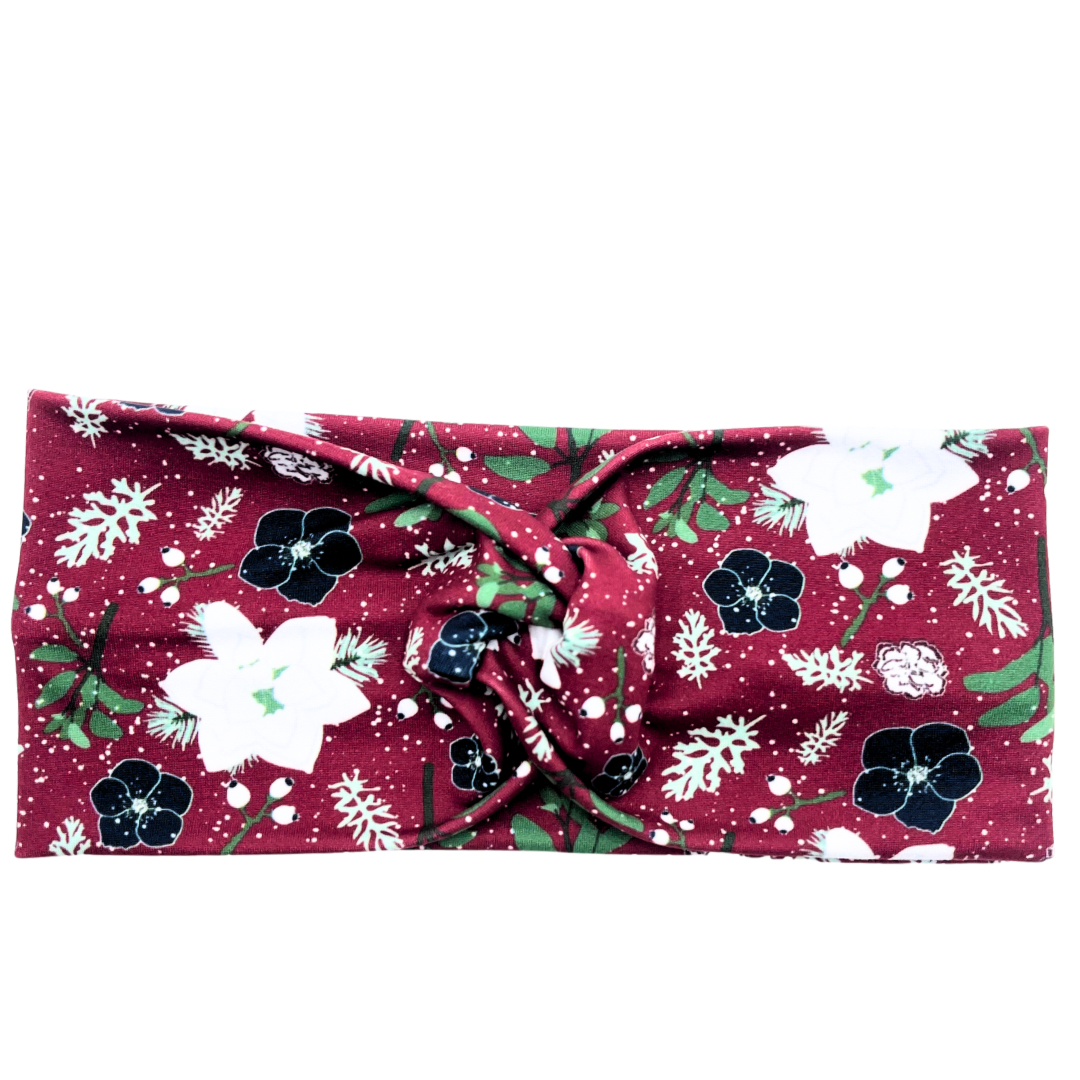 Christmas Poinsettia Headband