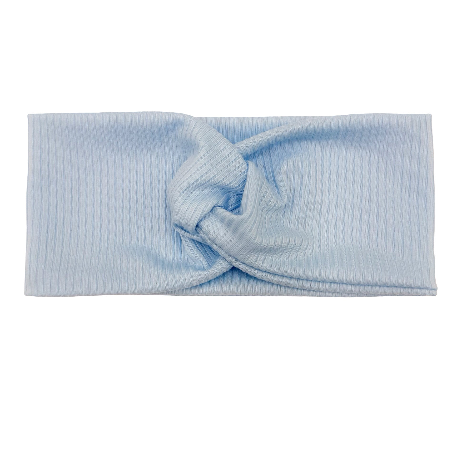 Baby Blue Ribbed Headband