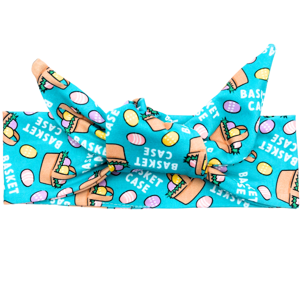 Basket Case Adjustable Tie Headband