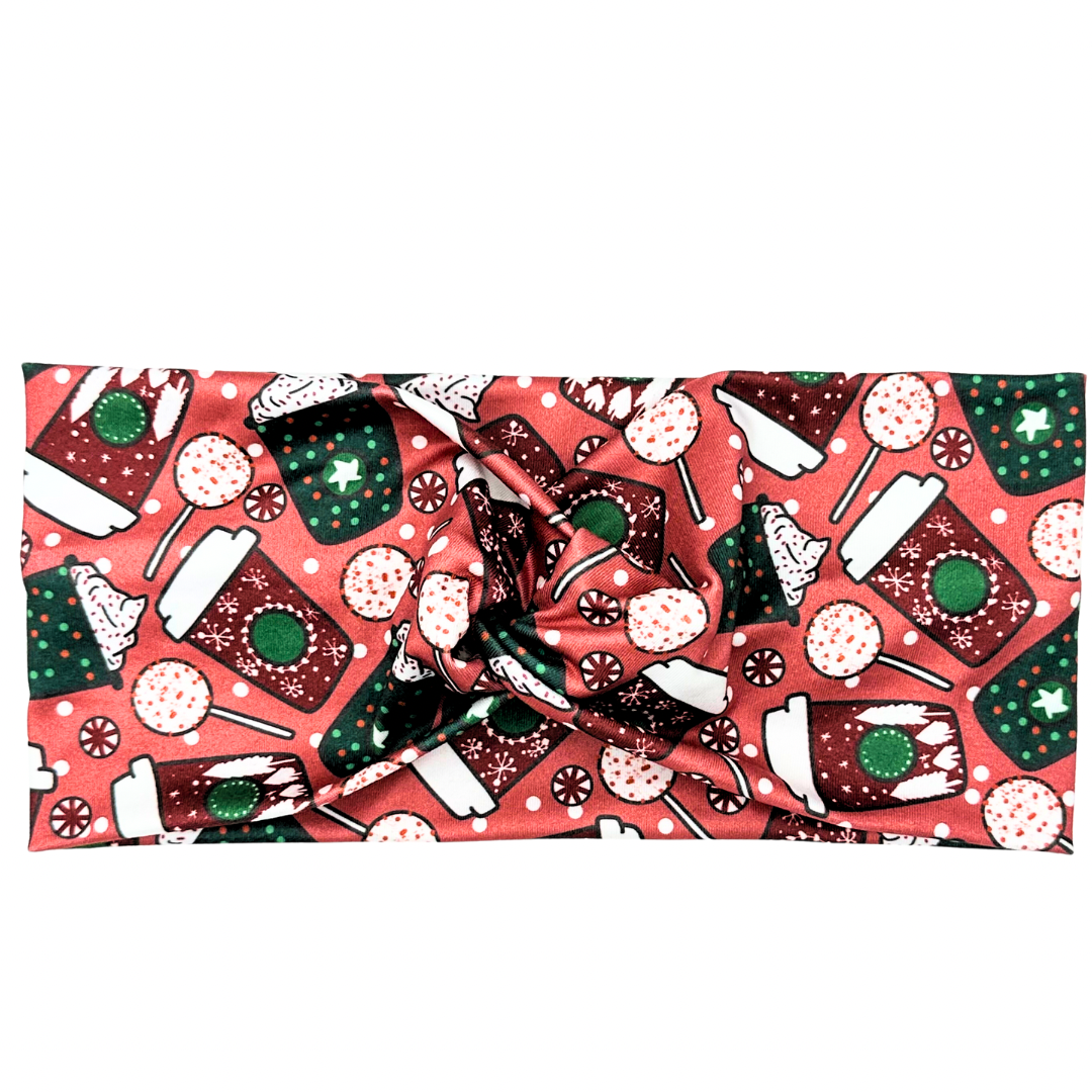 Peppermint Mocha & Cake Pops Headband
