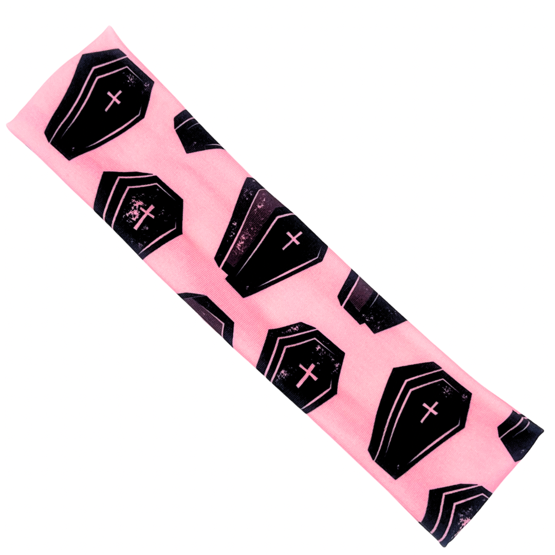 Coffins - Pink Athletic Headband
