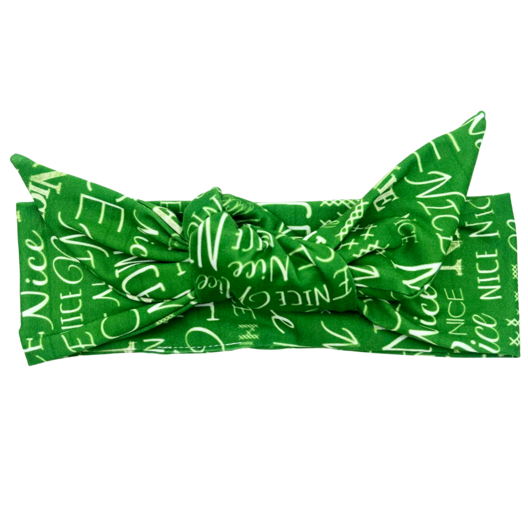 Nice Adjustable Tie Headband