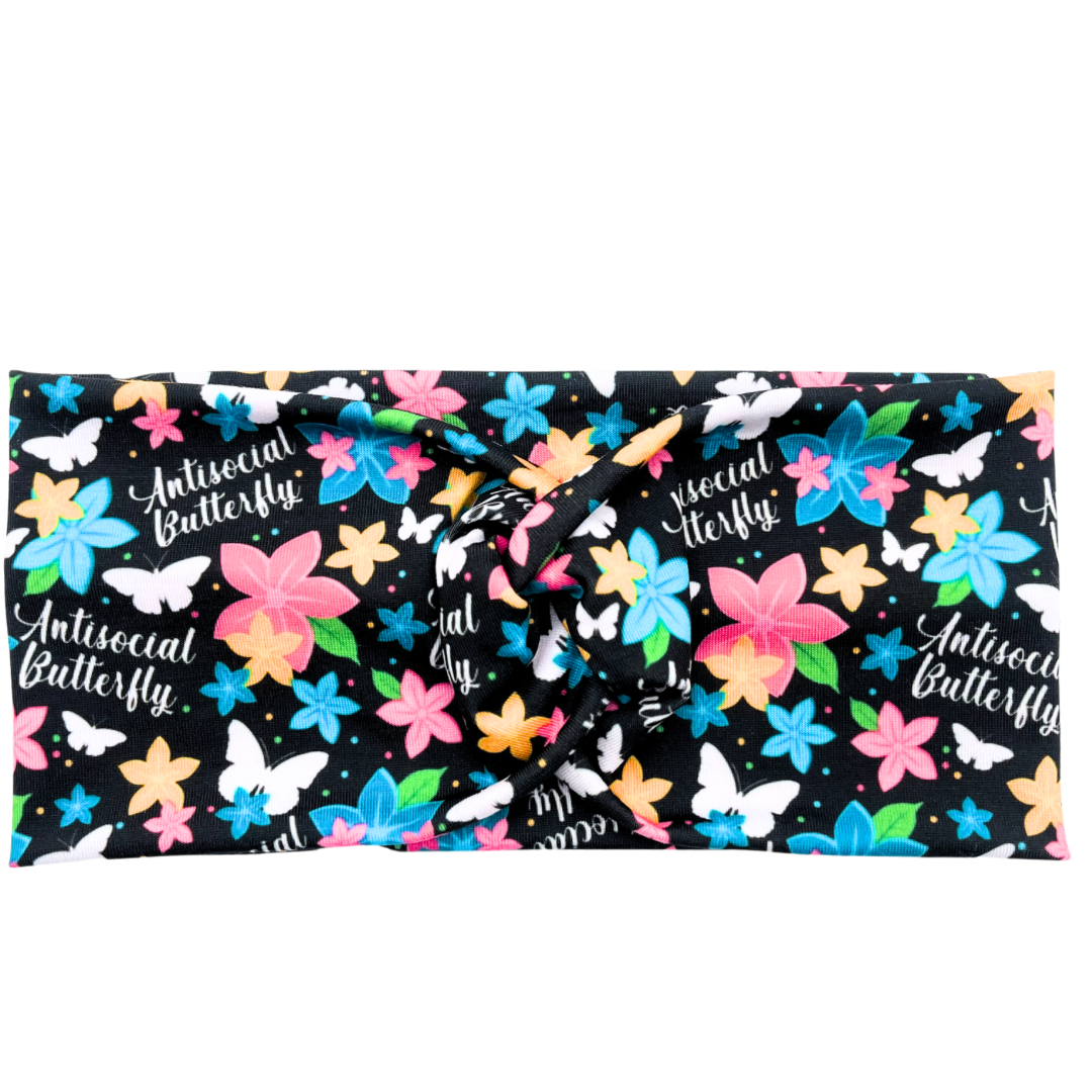 Antisocial Butterfly Headband
