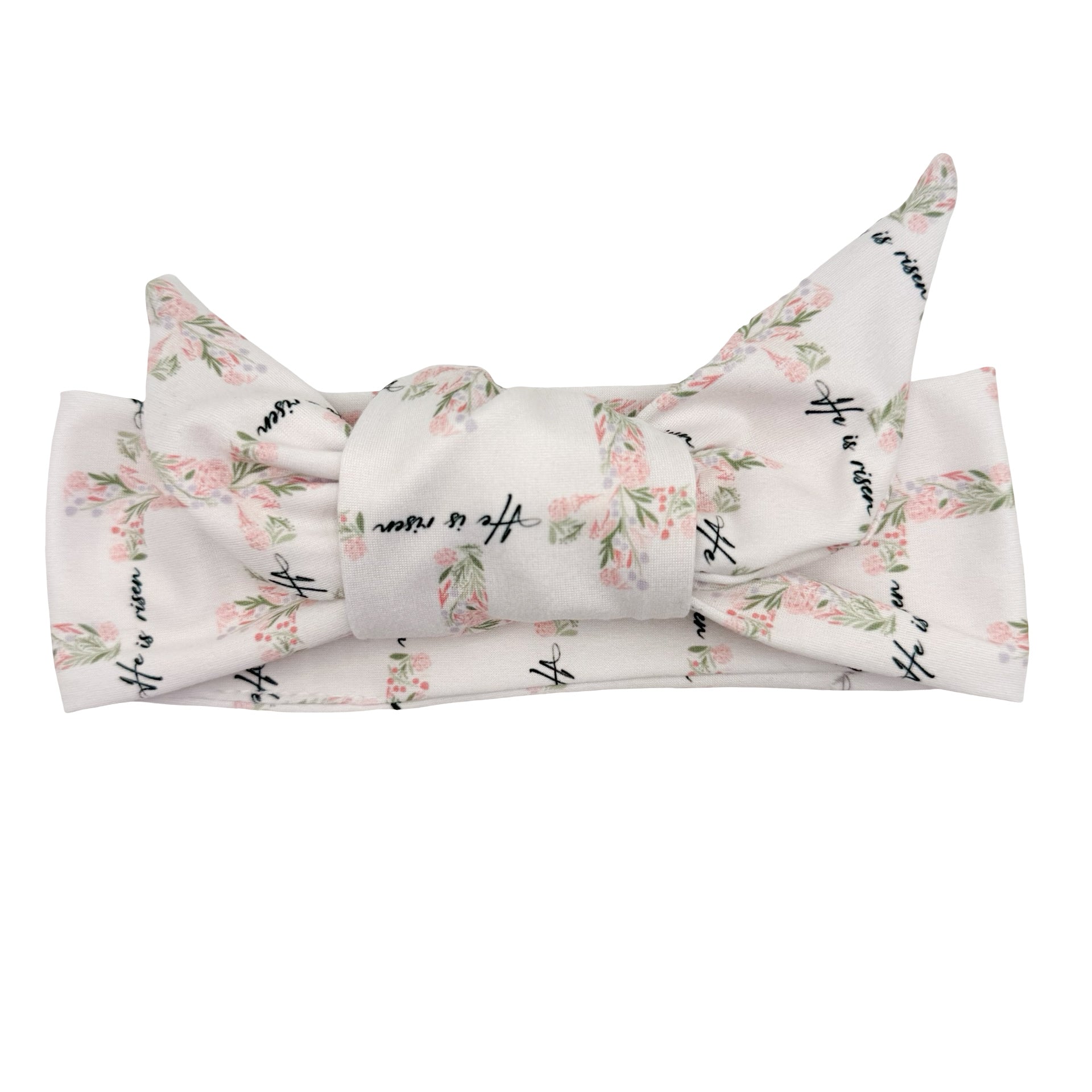 He Is Risen Adjustable Tie Headband