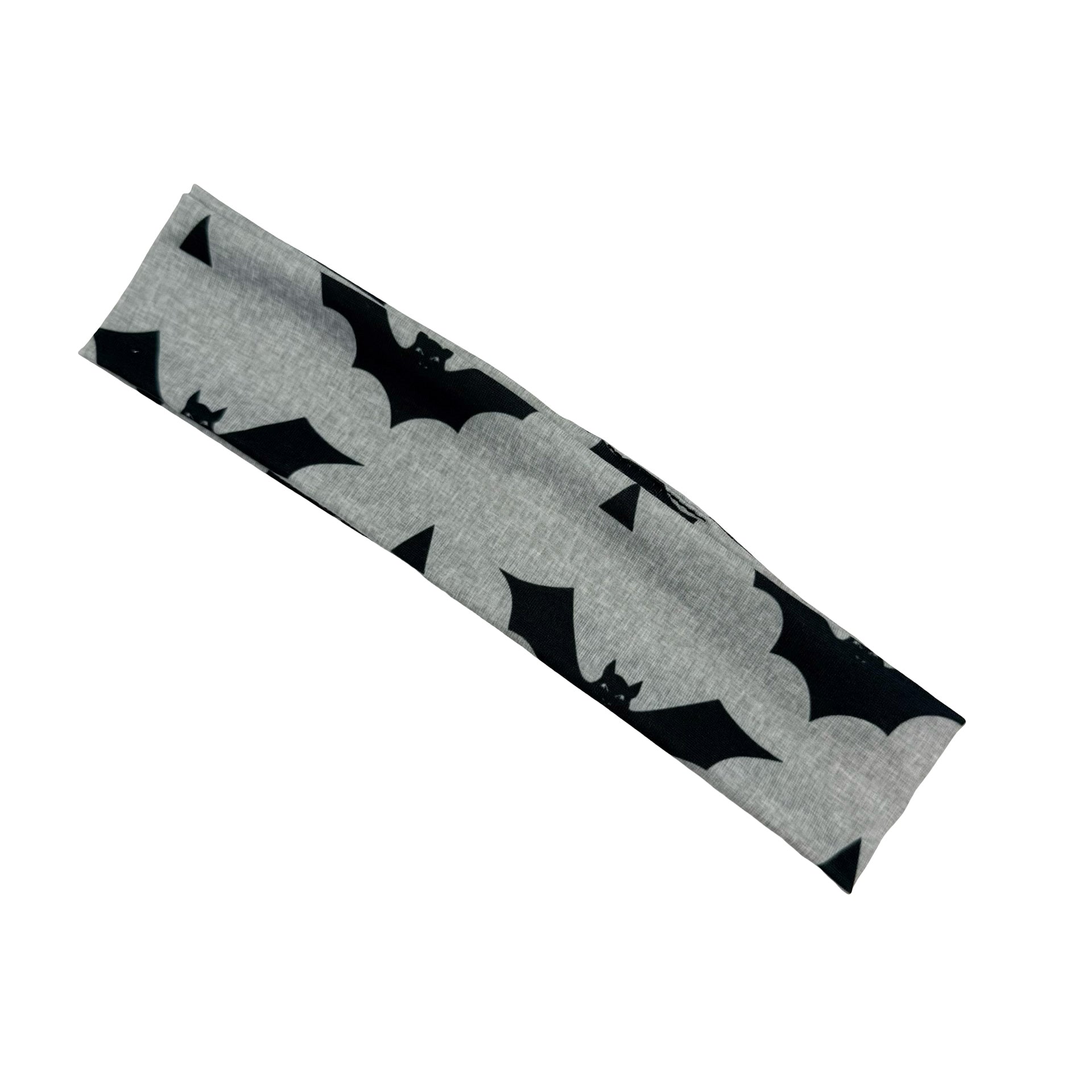 Black Bats - Gray Athletic Headband