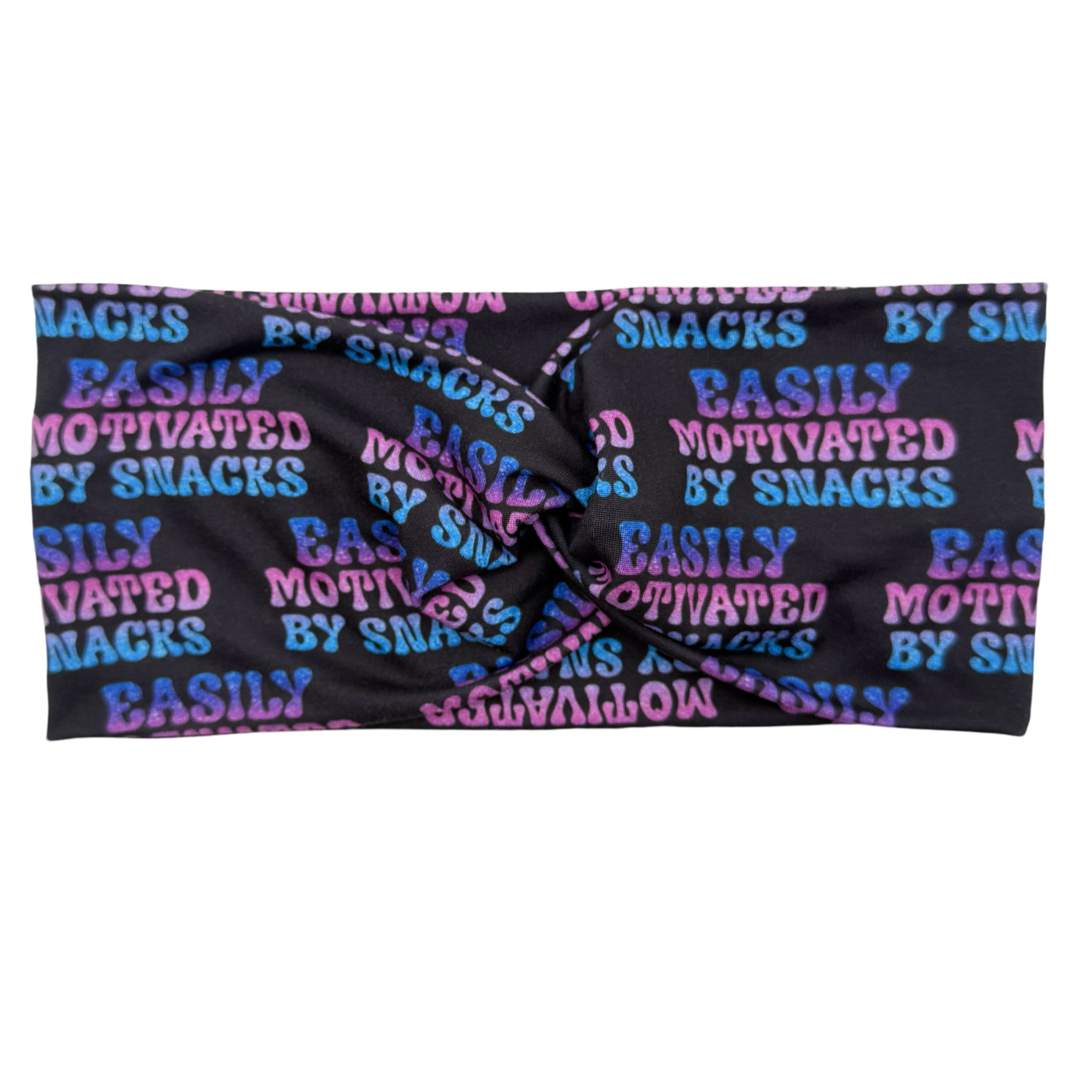 Easily Motivated By Snacks Headband