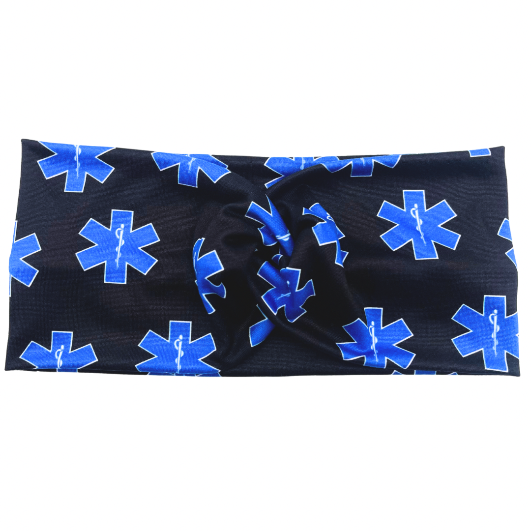 EMS - Star of Life - Black Headband