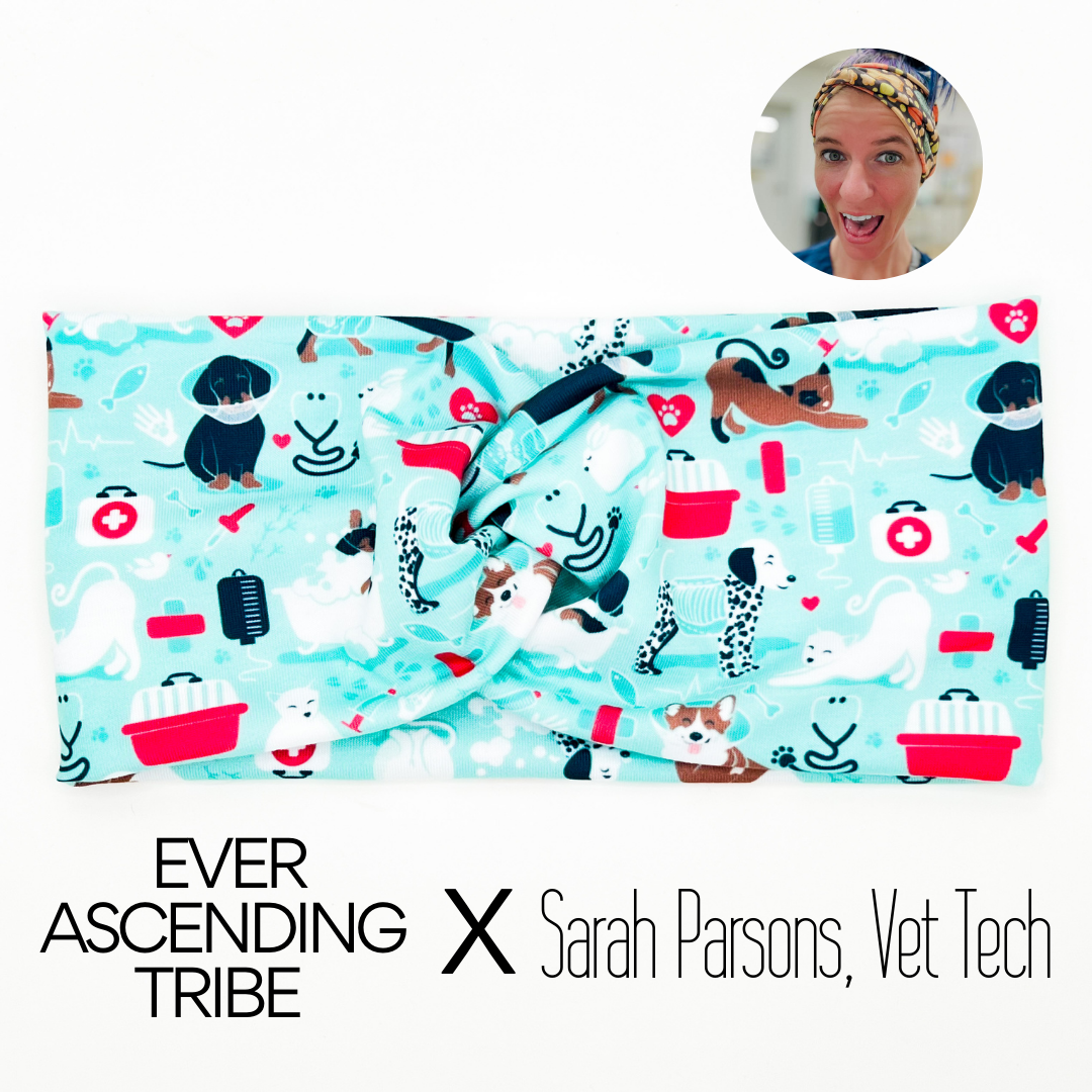 Vet Medicine Teal Headband