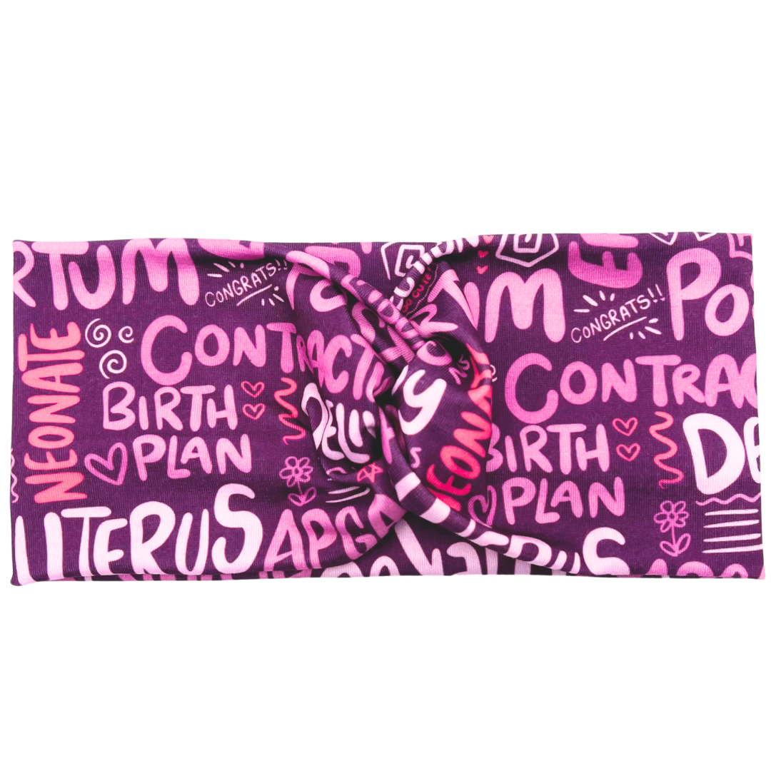 L&D Nurse Scribbles Headband