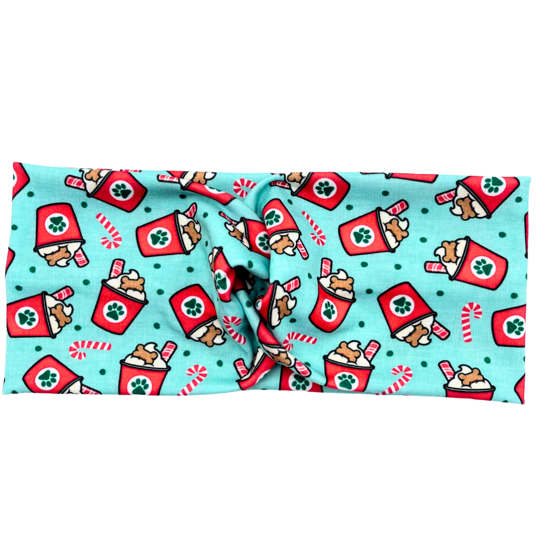Peppermint Pup Cups Headband