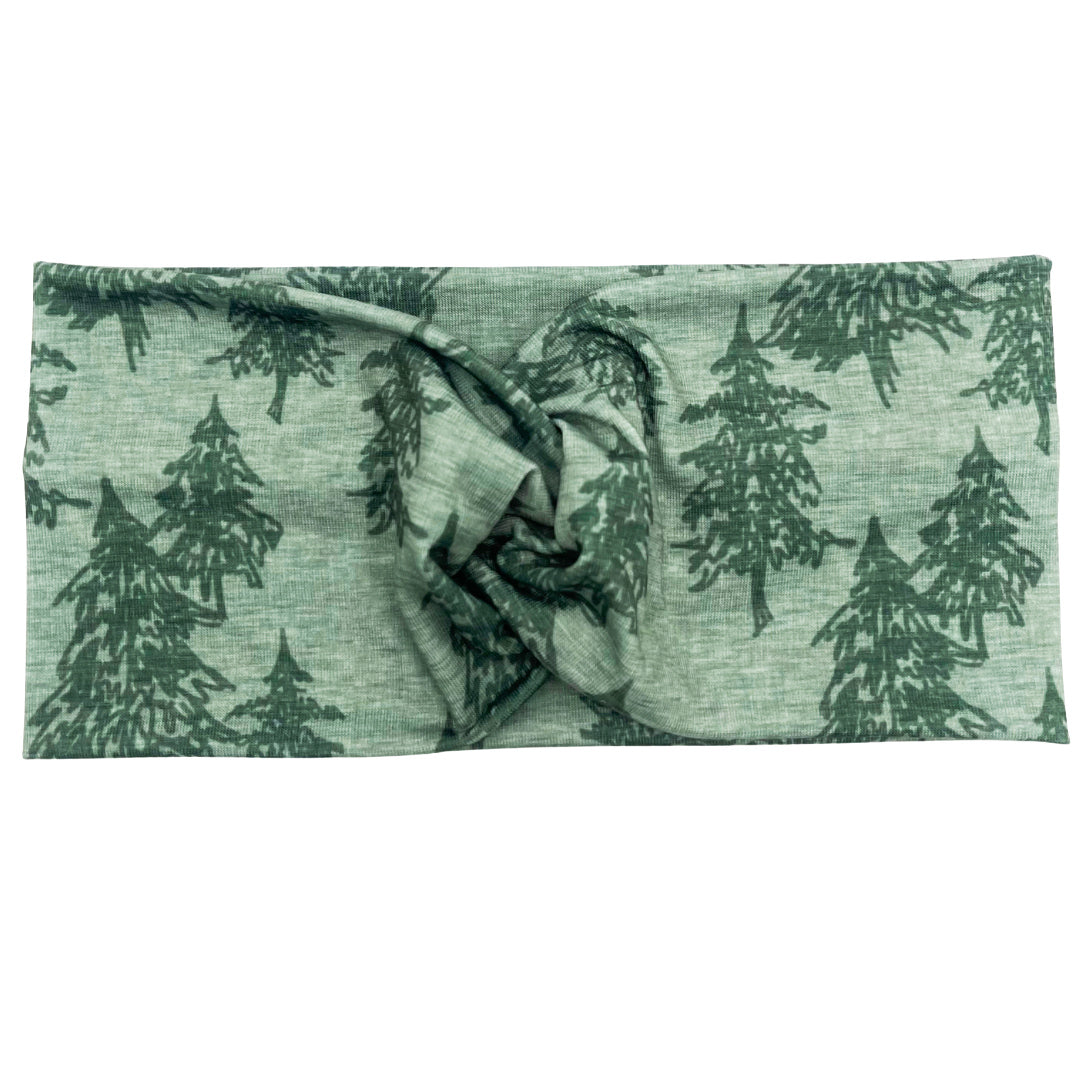 Green Trees Headband