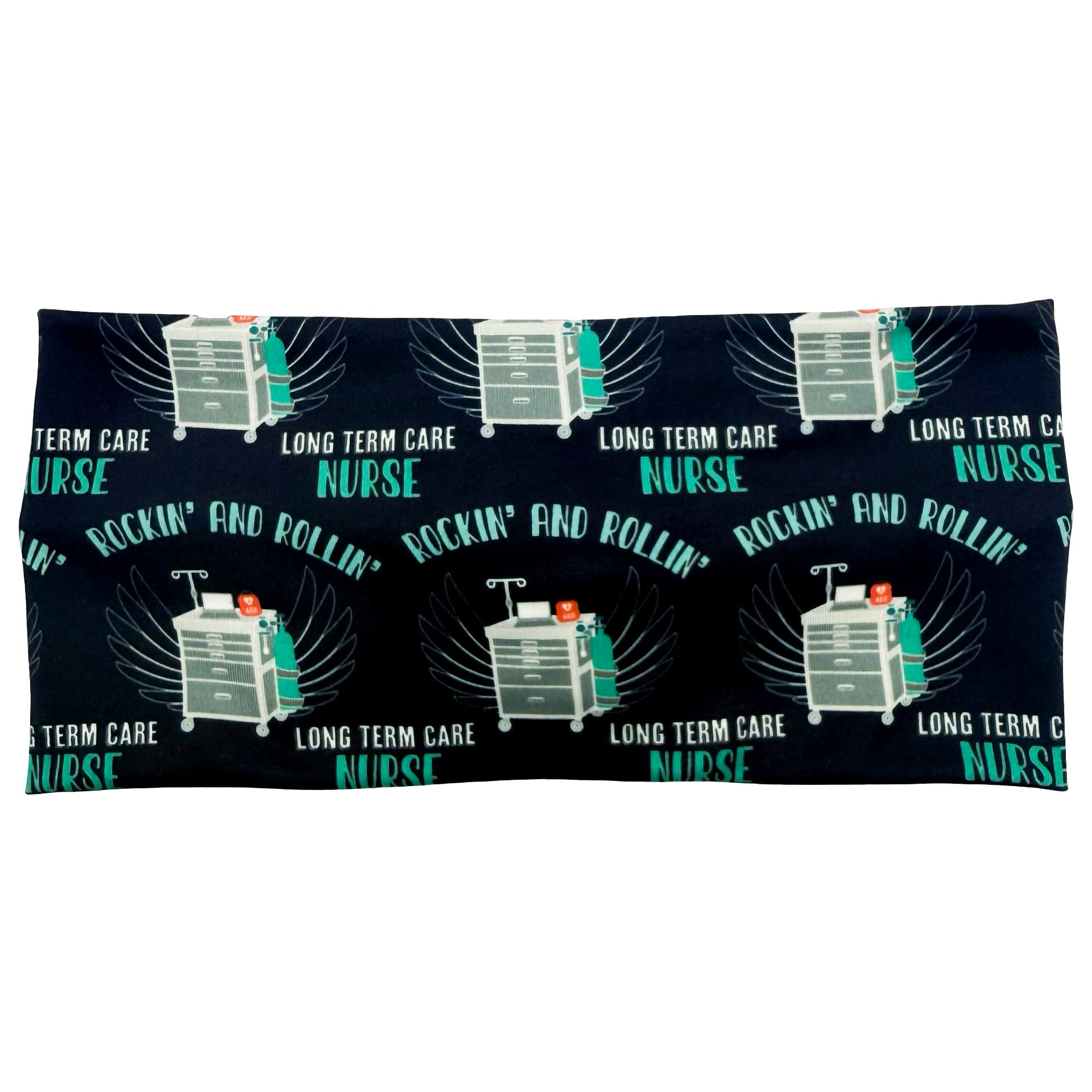 Long Term Nurse Care - Black Headband