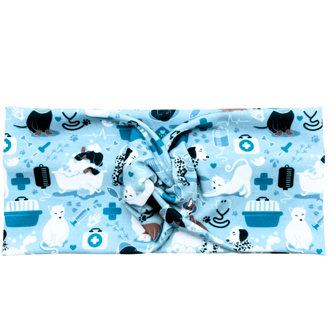 Vet Med - Sky Blue Headband