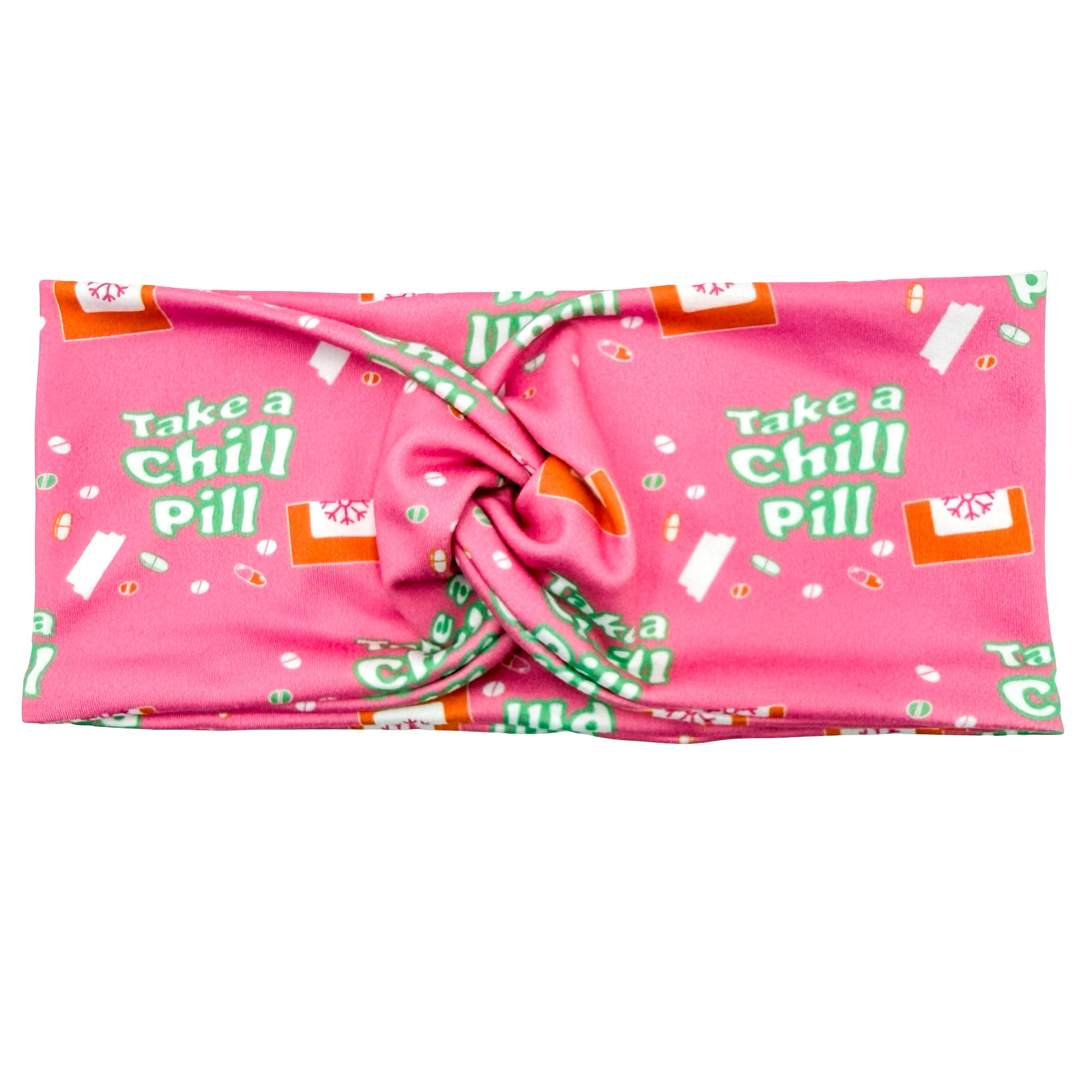 Take a Chill Pill - Pink Headband