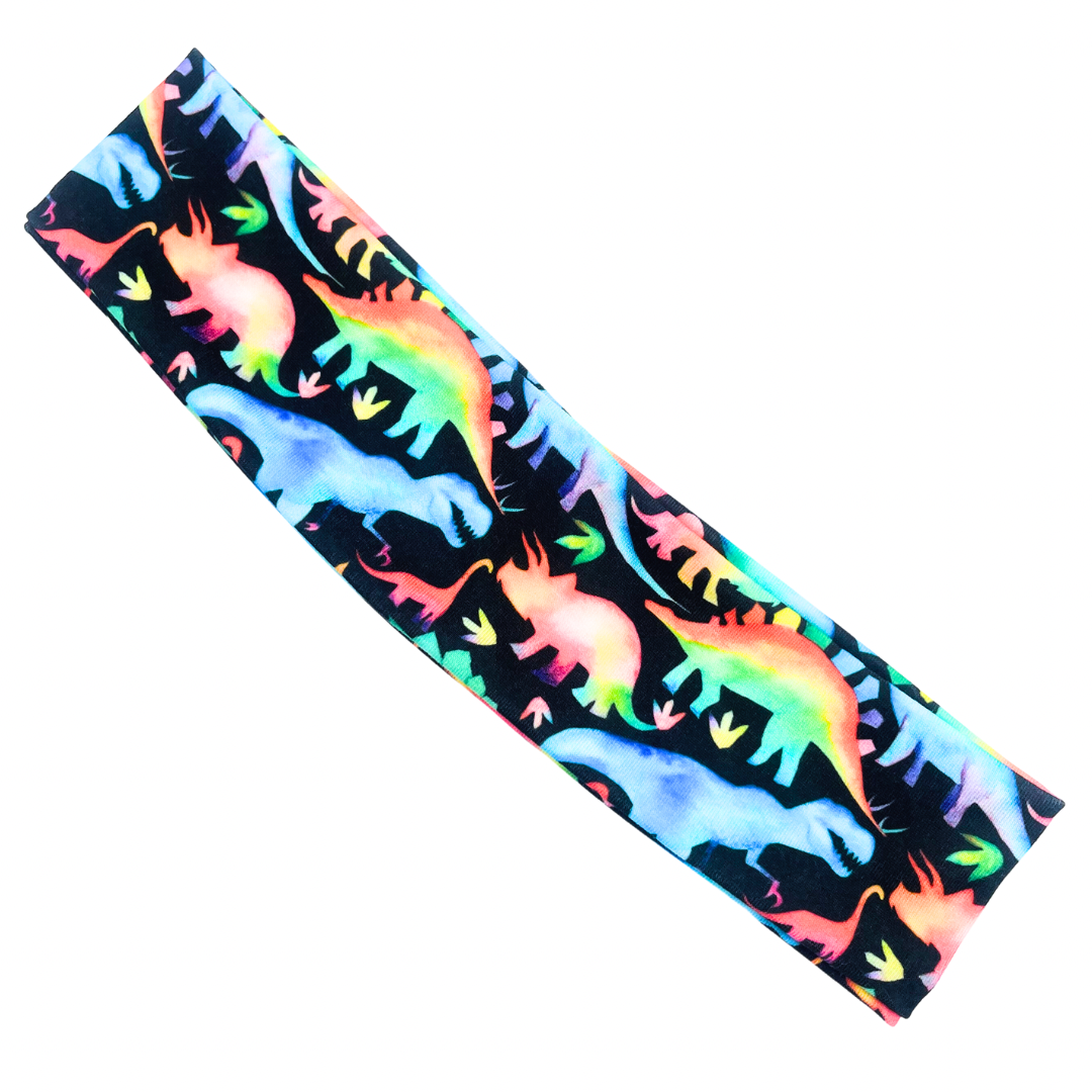 Colorful Dinos Athletic Headband