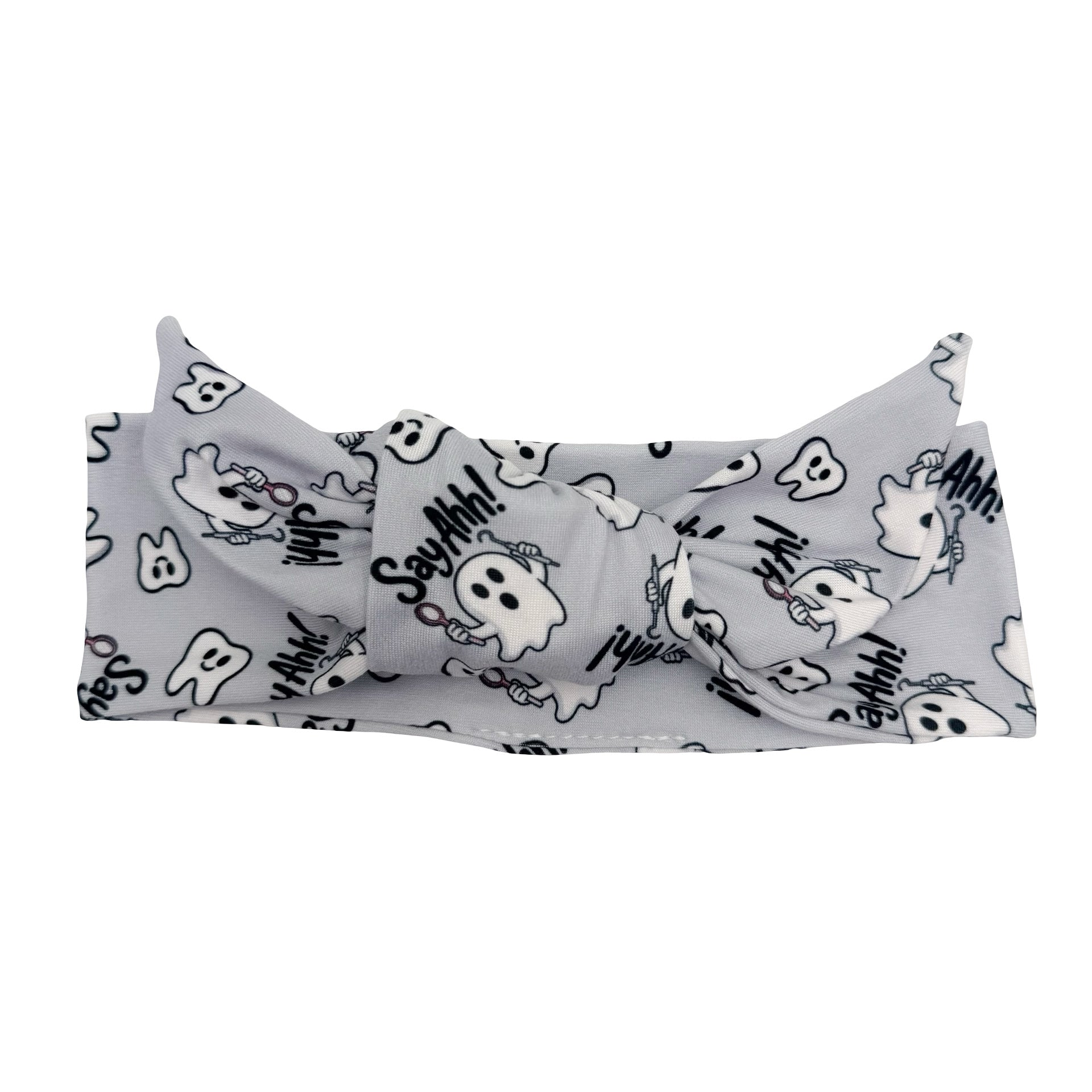 Say Ahh! Ghost Dental Adjustable Tie Headband