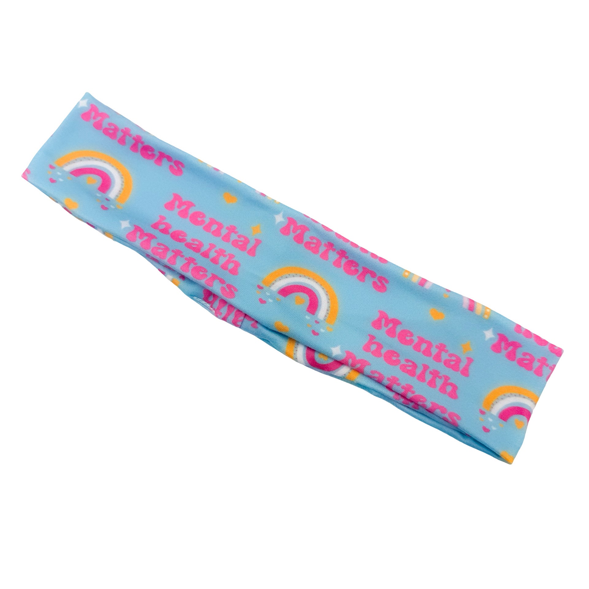 Mental Health Matters - Blue Athletic Headband