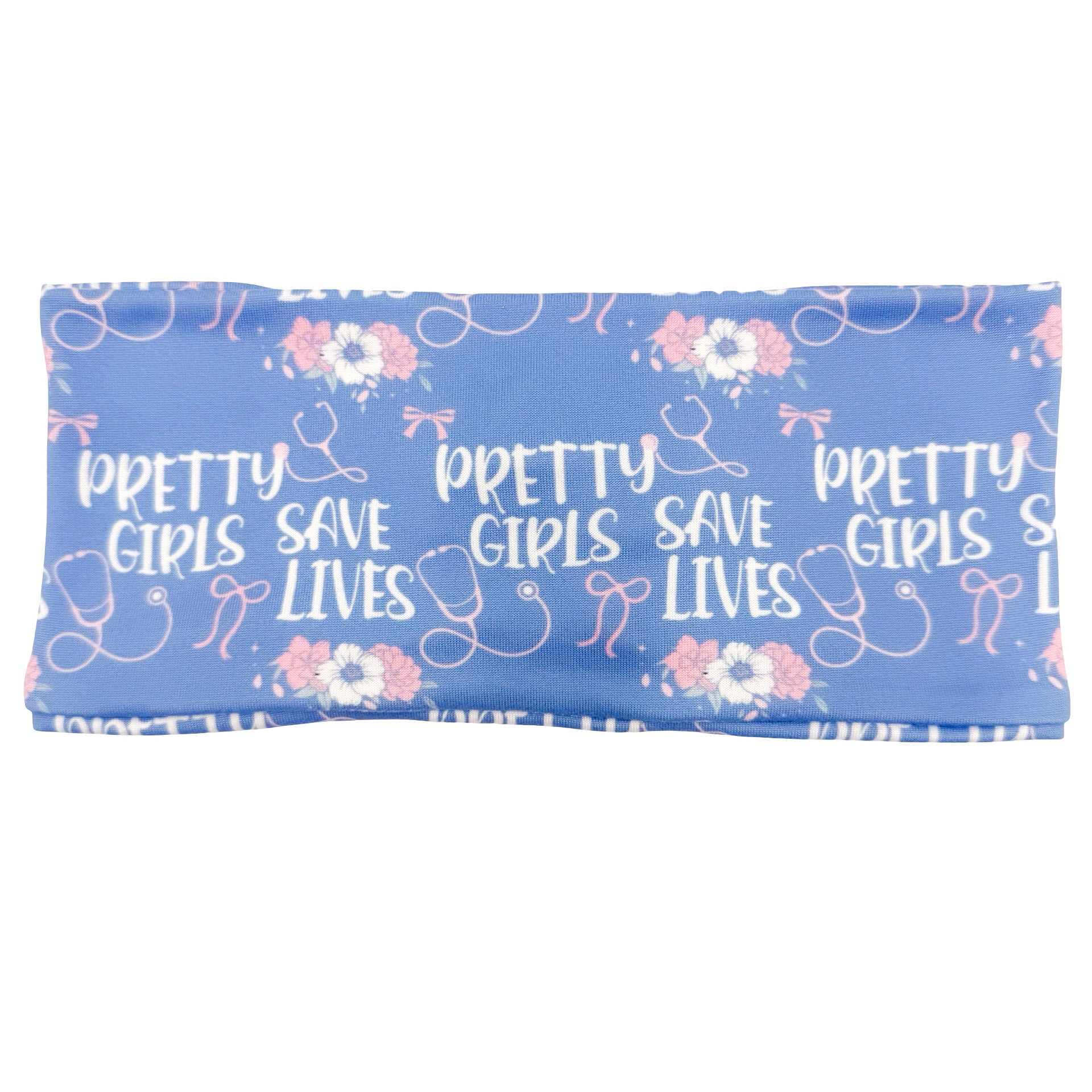 Pretty Girls Save Lives - Blue Headband