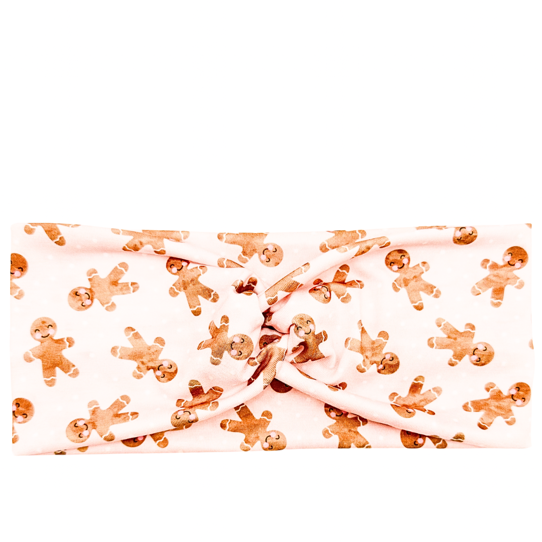 Gingerbread - Pink Headband