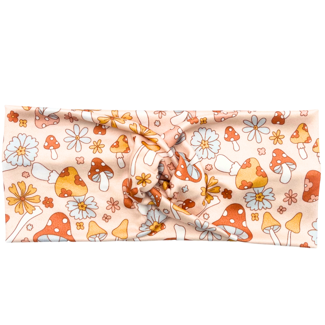 Floral Mushrooms Headband