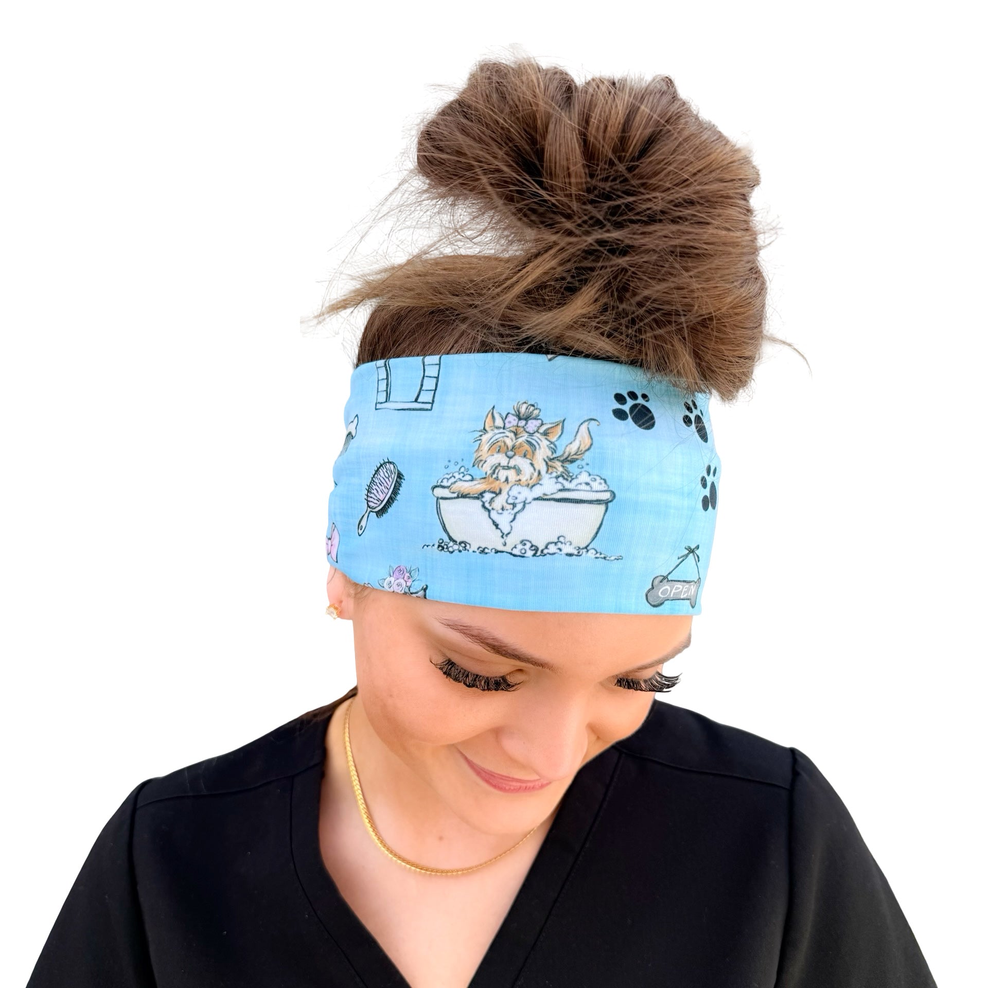 Pet Groomer Blue Headband – Ever Ascending Tribe display picture 2