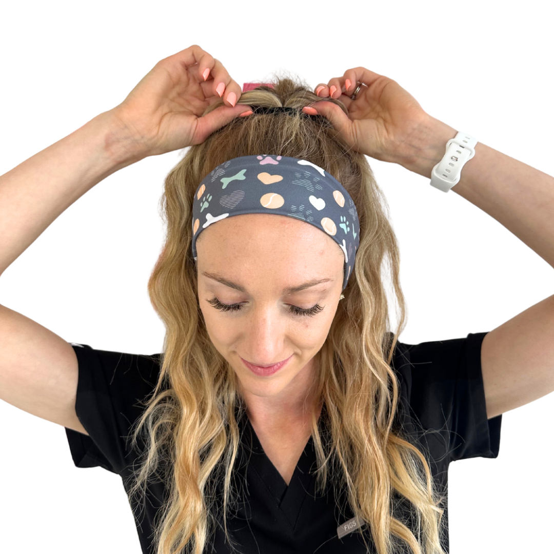 Pet Paws & Toys - Gray Athletic Headband