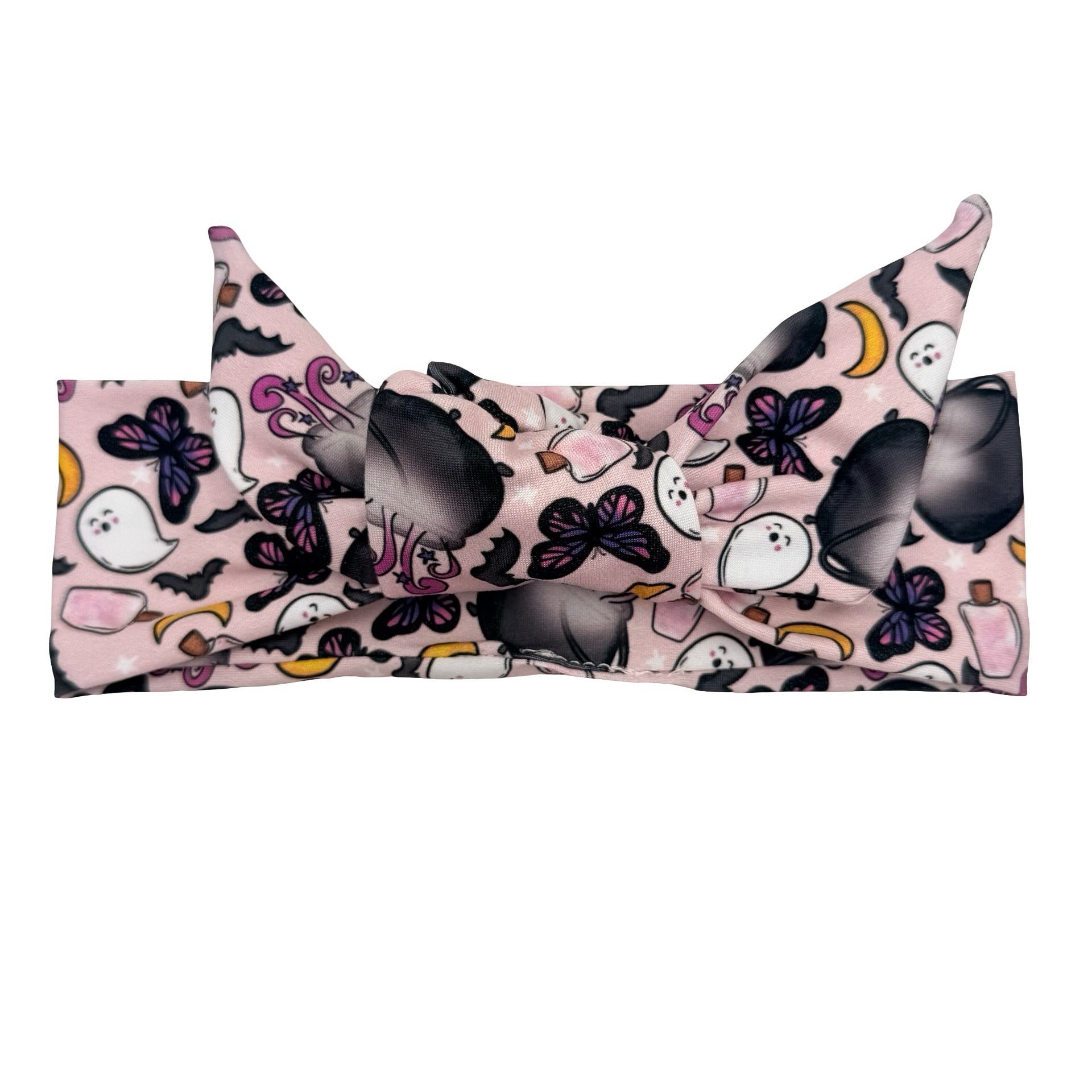 Witches Brew Essentials - Pink Adjustable Tie Headband