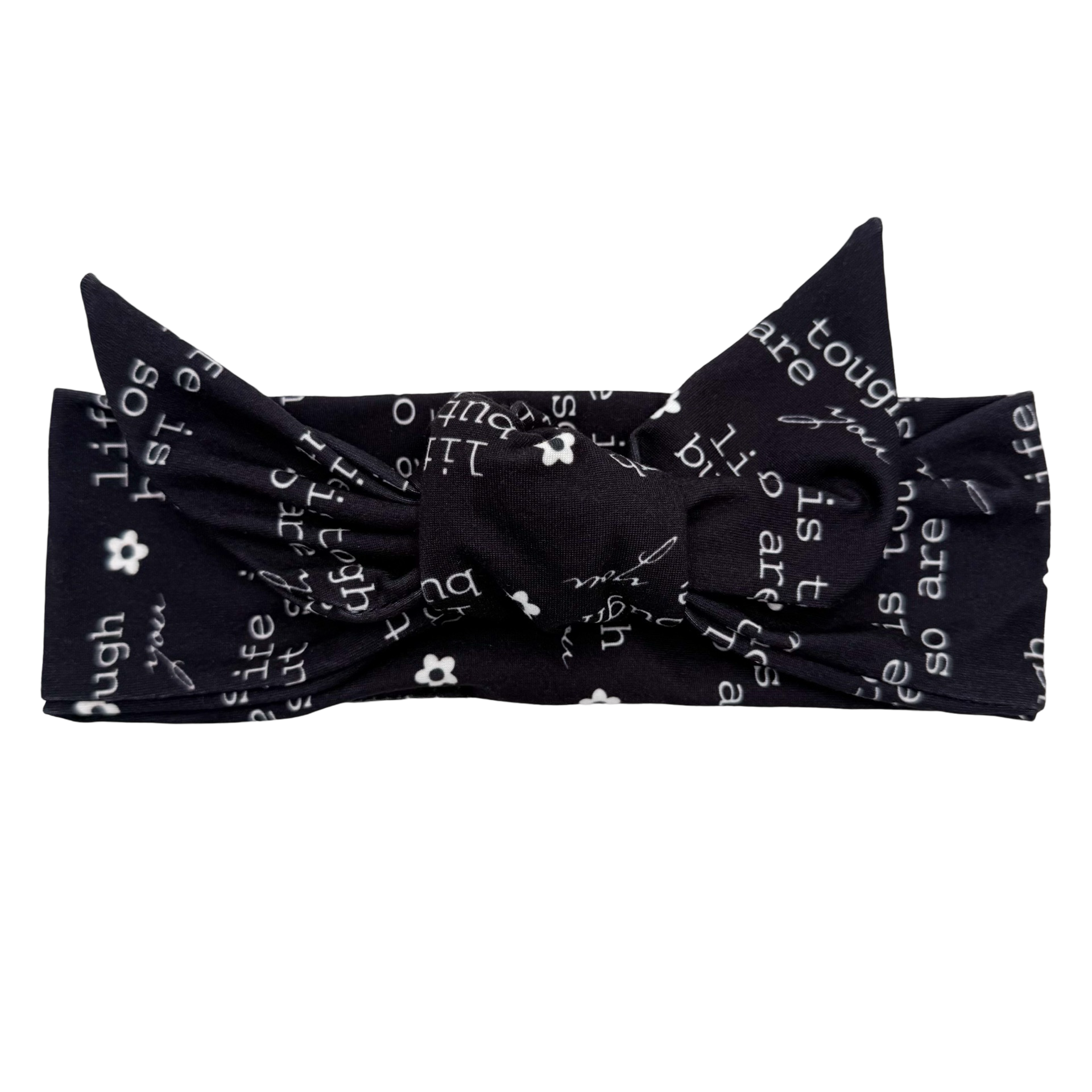 Life is Tough But So Are You Adjustable Tie Headband