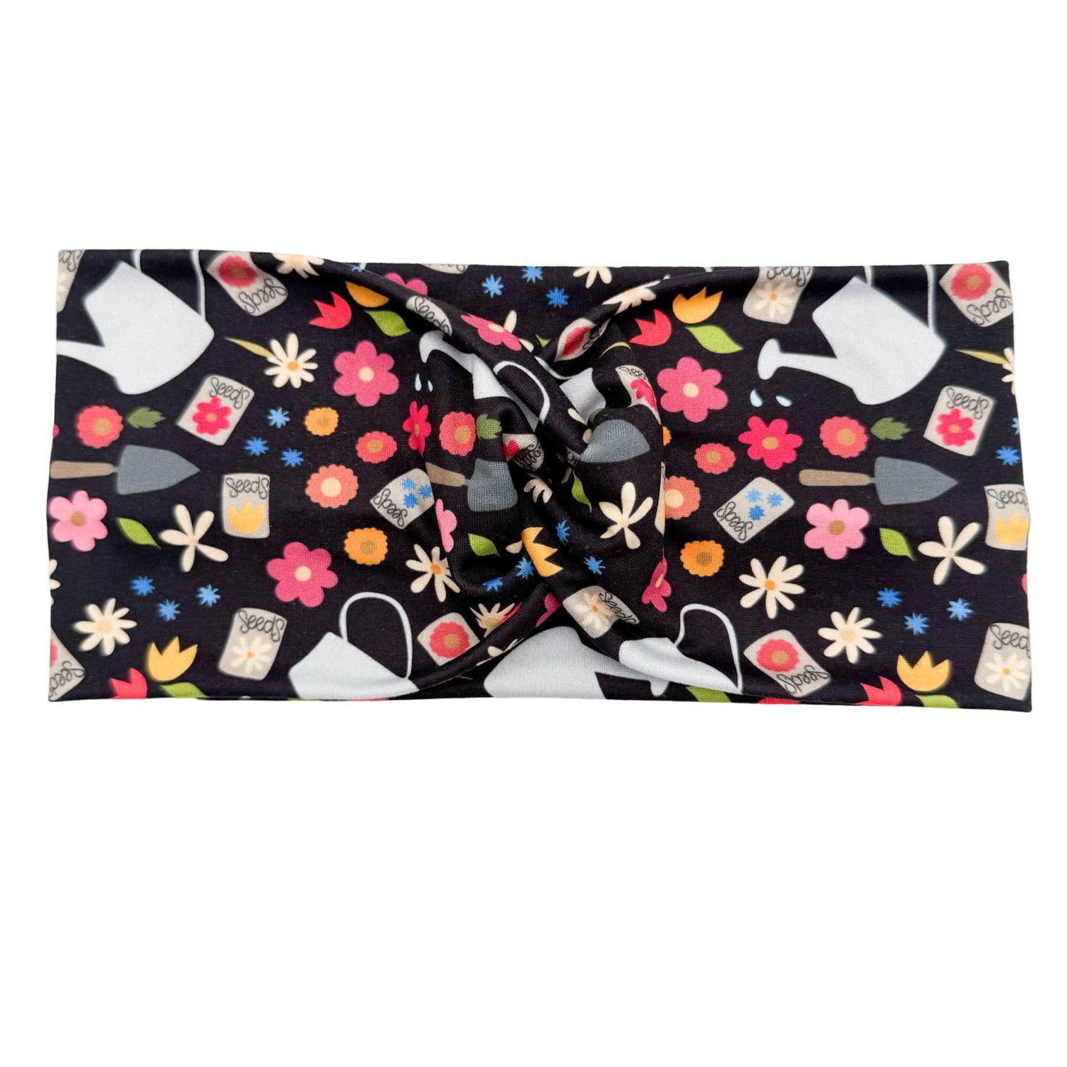 Floral Gardening Essentials - Black Headband