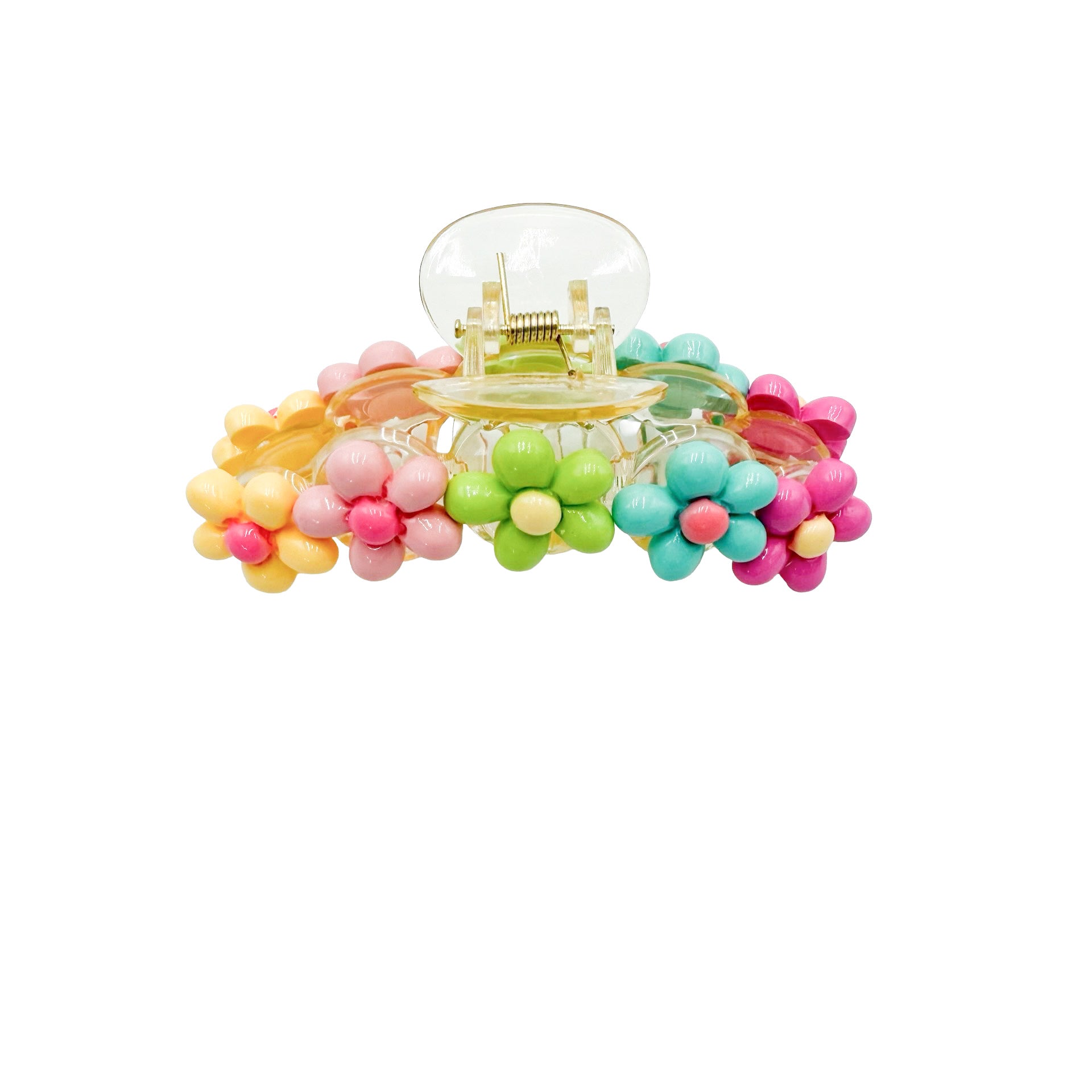 Spring Floral Large Hair Claw