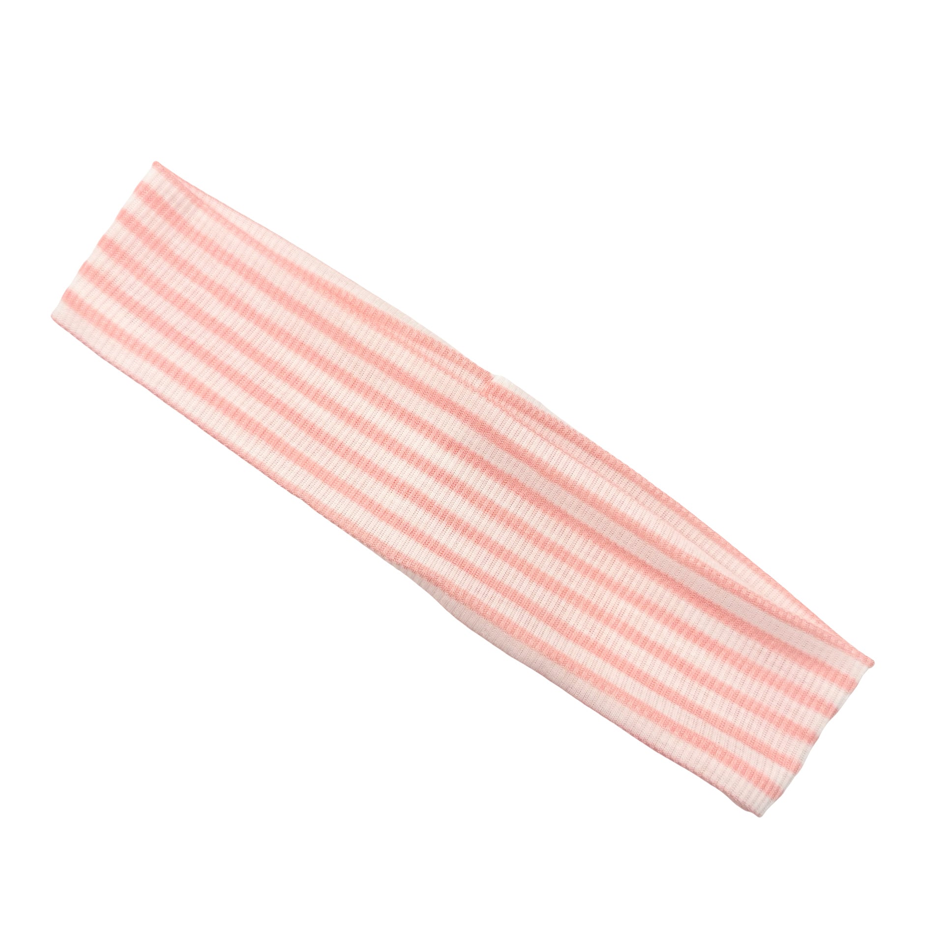 Soft Blush Ribbed Athletic Headband