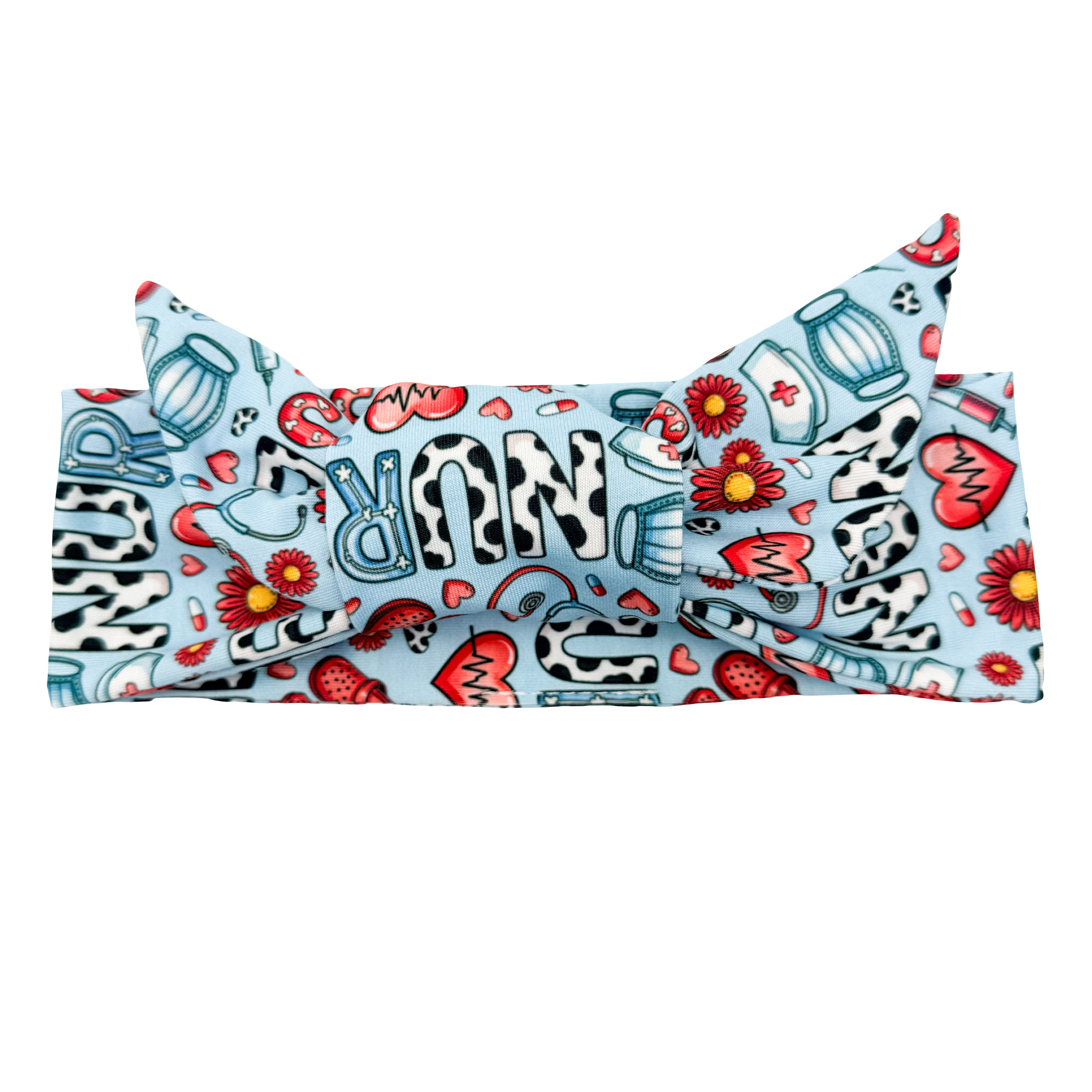 The Boho Nurse Adjustable Tie Headband