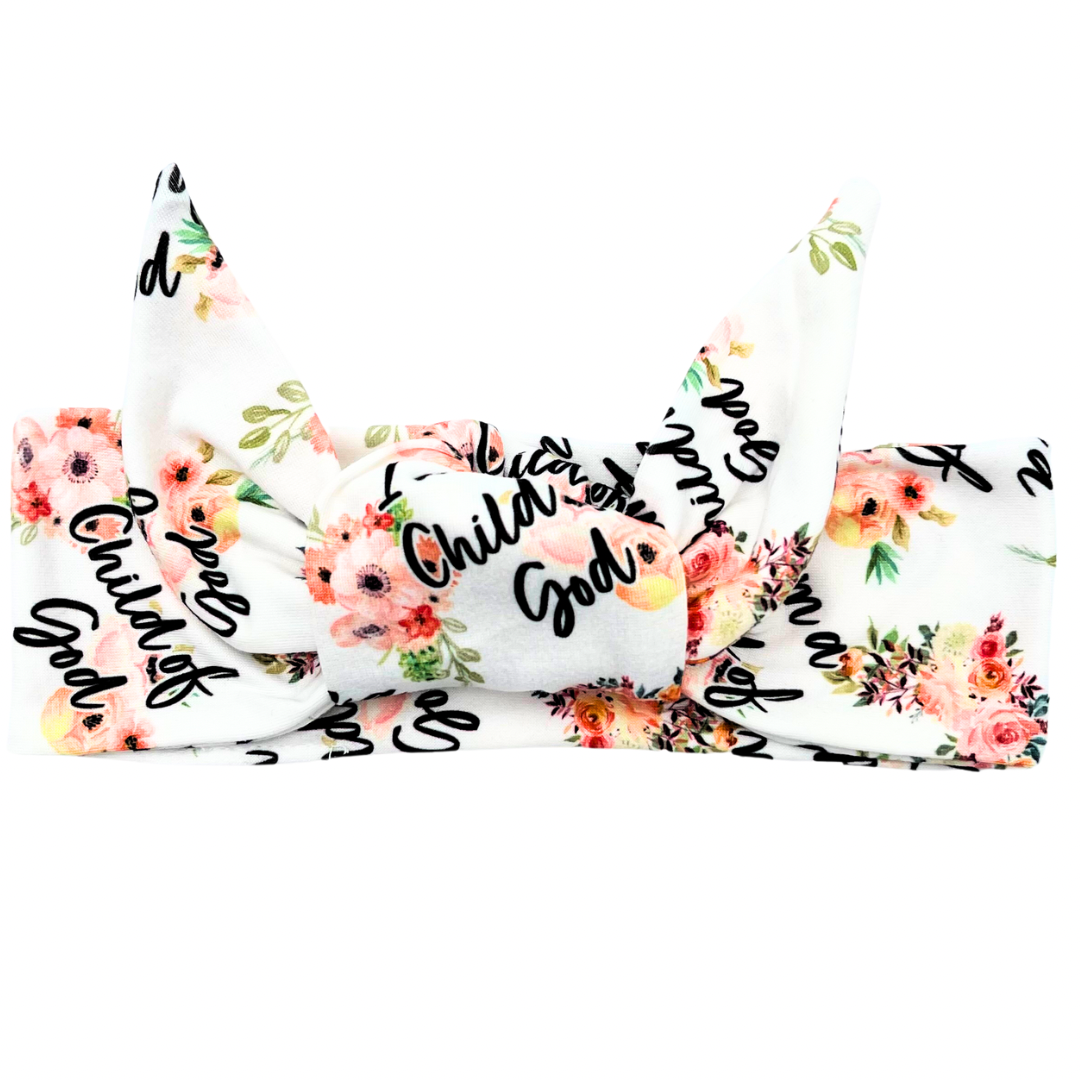 Child of God Adjustable Tie Headband