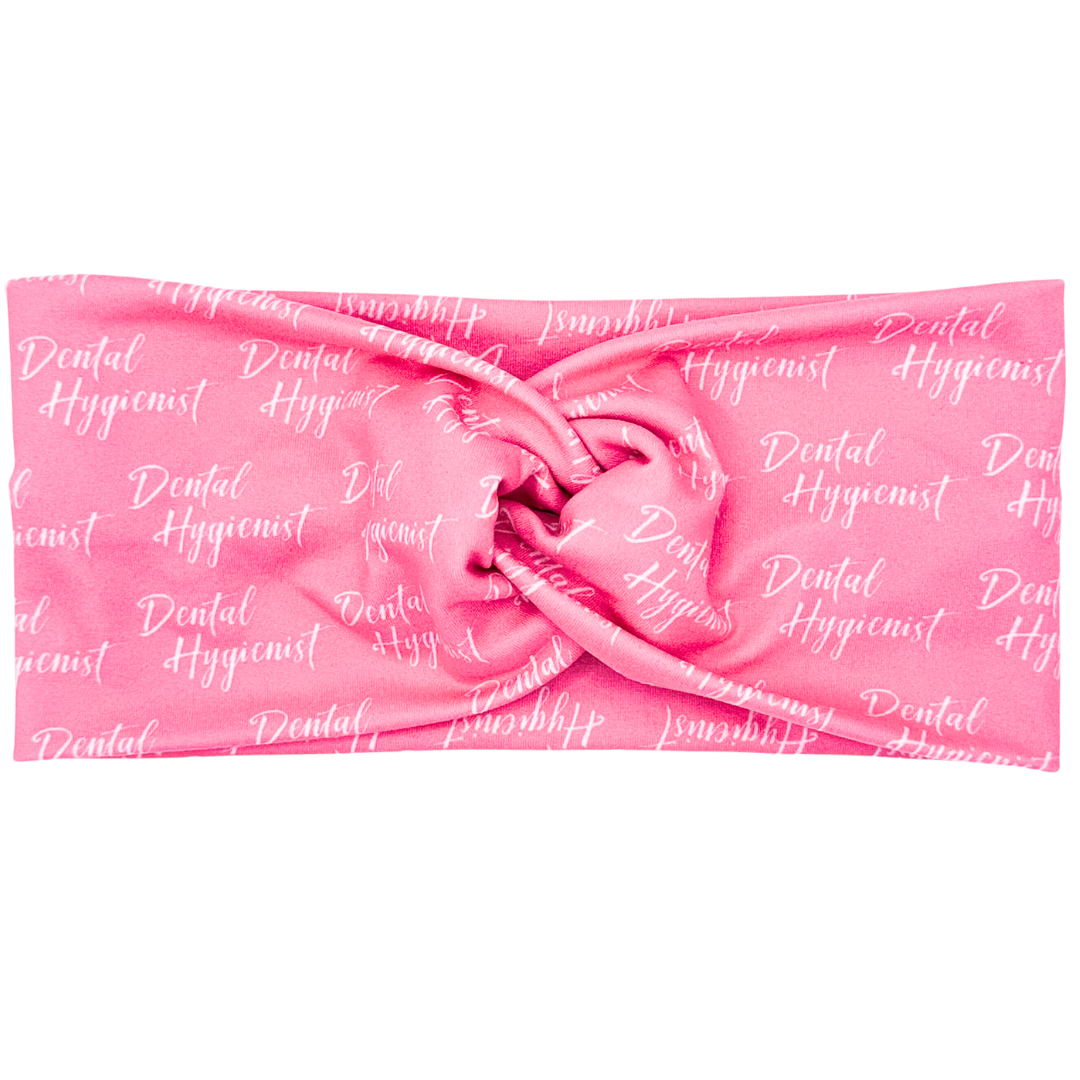 Dental Hygienist- Pink Headband